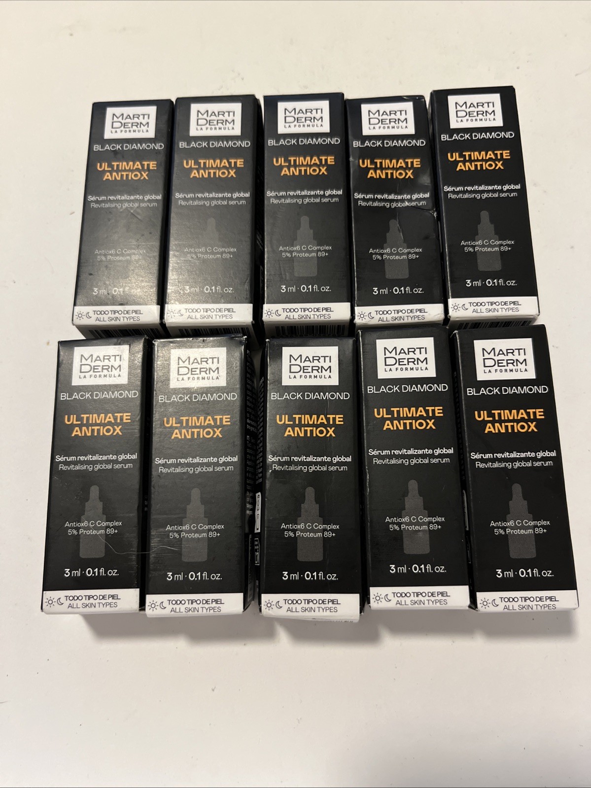 10x! Martiderm Black Diamond Ultimate Antioxidant Serum 3ml (30 Ml Total)