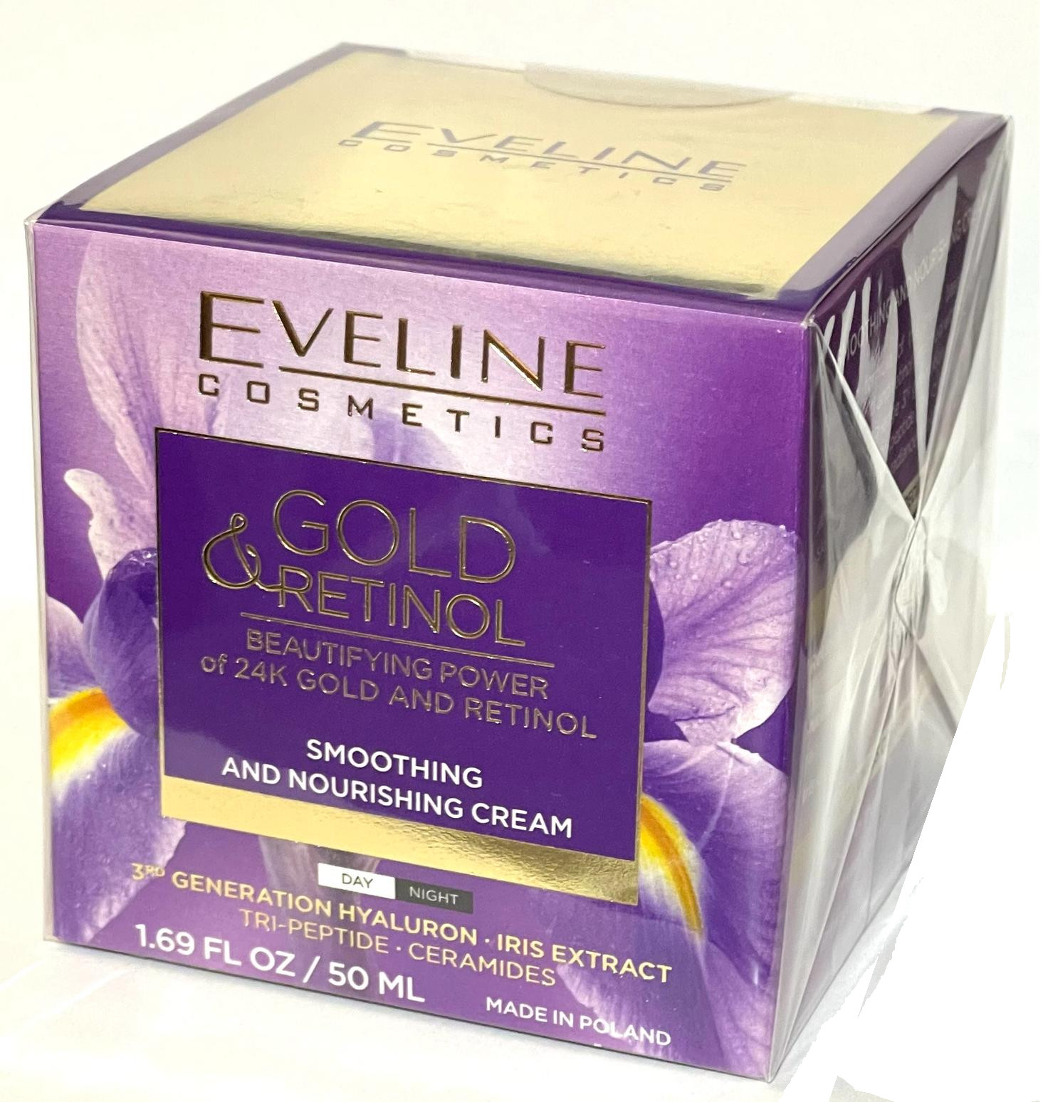 Eveline 24K Gold & Retinol Concentrated Smoothing & Nourishing Cream