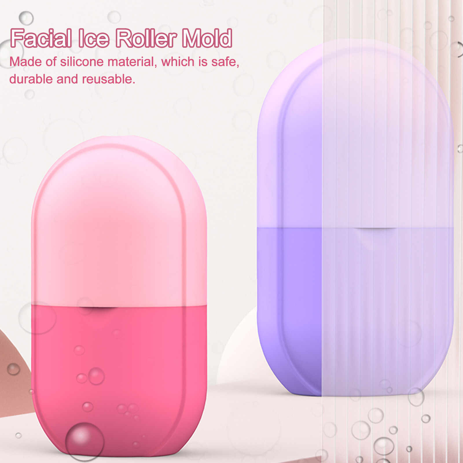Ice Roller Mold Holder for Face Eyes Reusable Face Ice Roller Mould R8L2