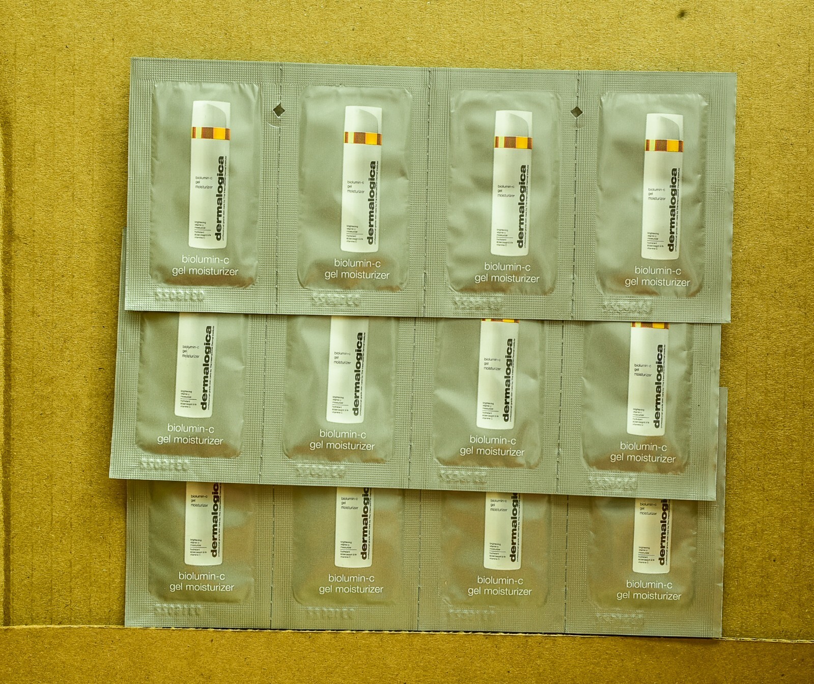 Dermalogica Travel Sample Packs Biolumin-C Gel Moisturizer 12-single use packets