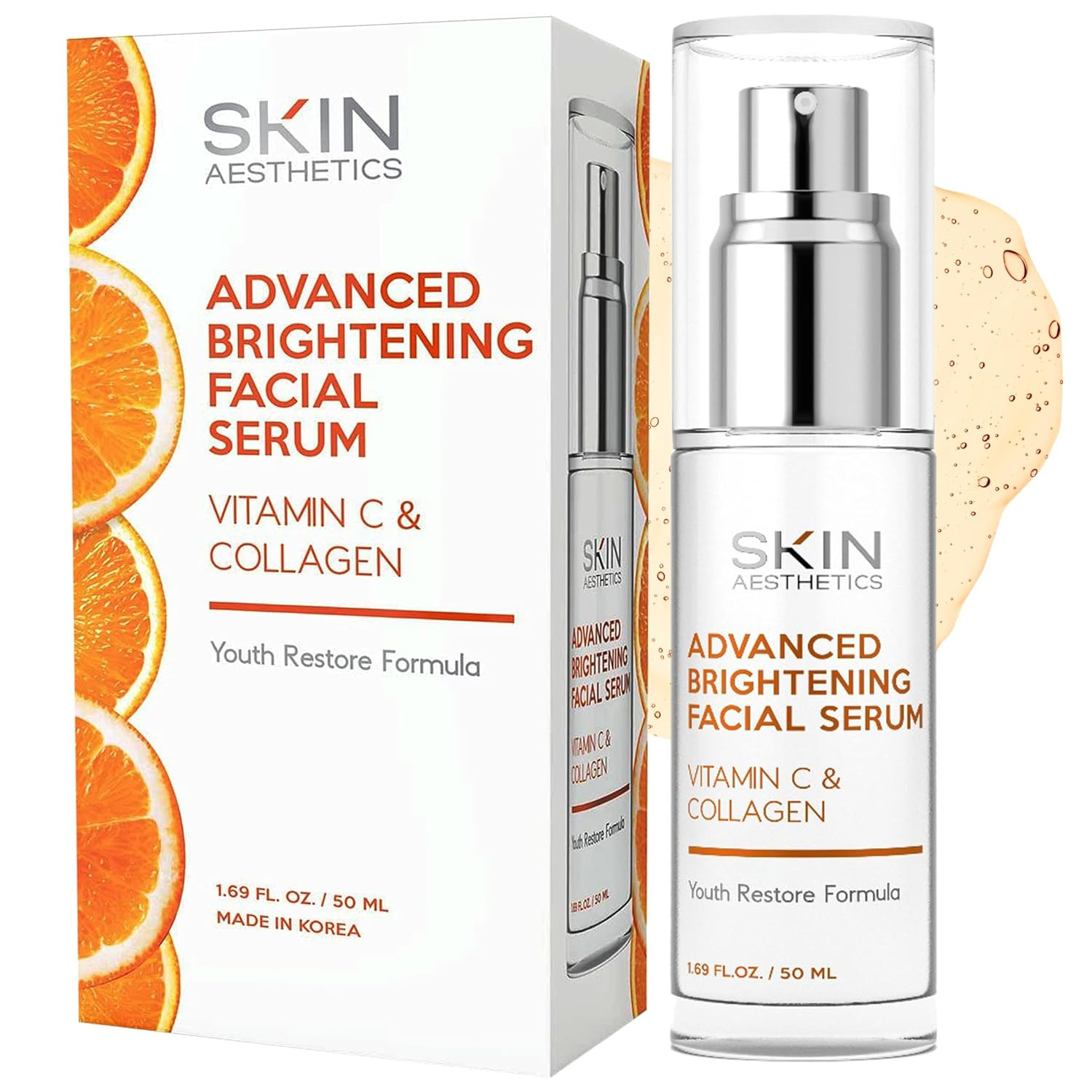 Vitamin C Serum with Collagen – Dark Spots & Skin Brightening, Anti-Aging & Acne