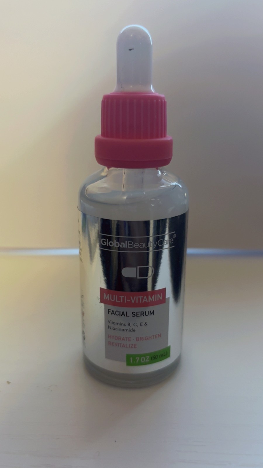 Global Beauty Care Multi-Vitamin Serum 1.7oz Vitamins B, C, E Niacinamide