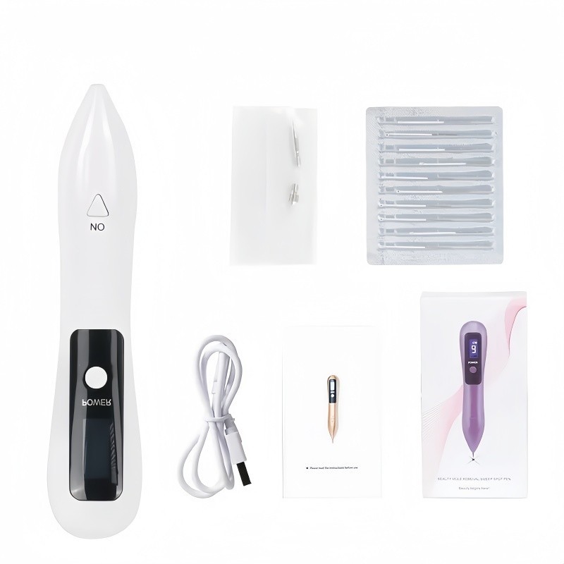 Handheld LCD Facial Skin Beauty Pen Spot Mole Wart Wrinkle Remove Skin Care Tool