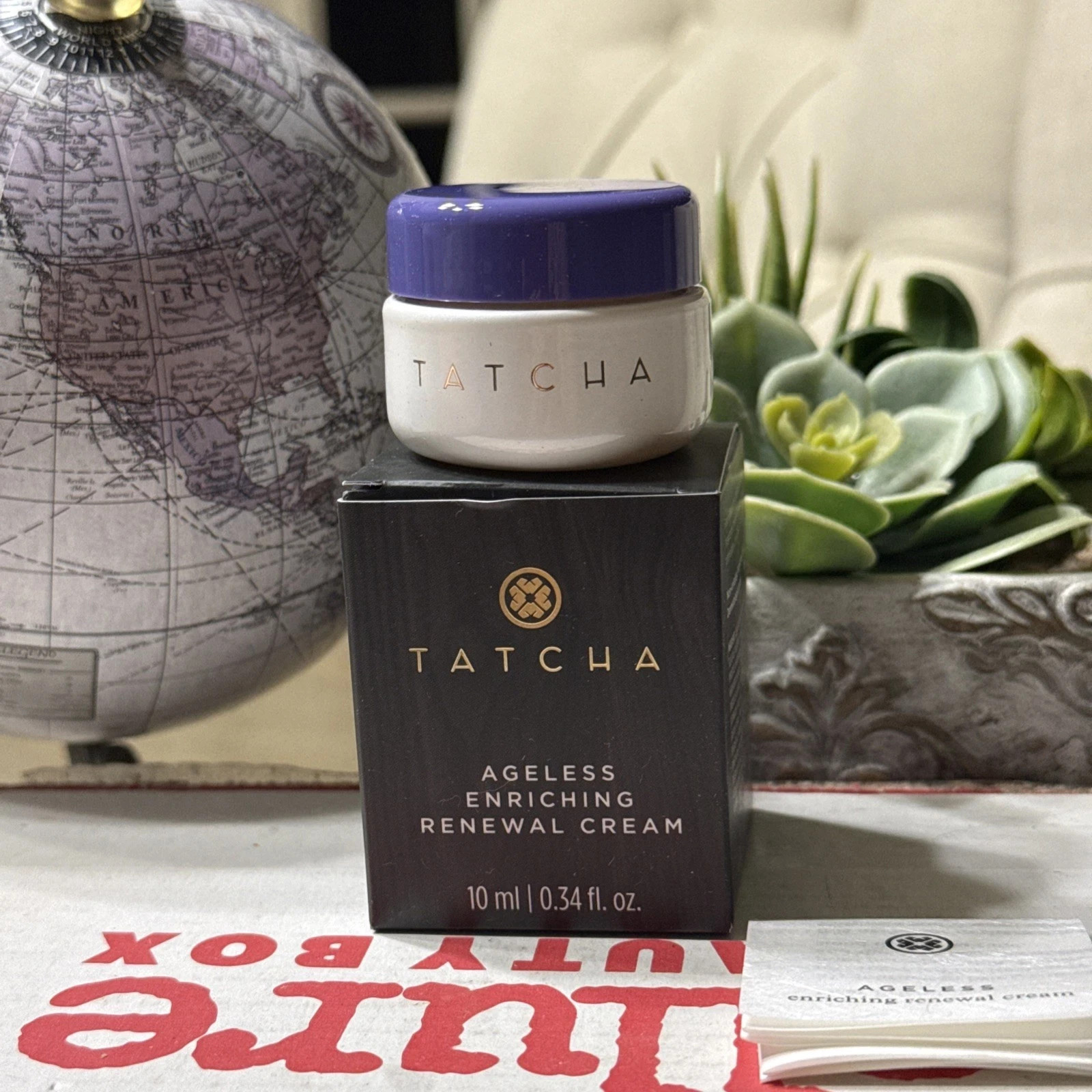 Tatcha Ageless Enriching Renewal Cream 0.34 Oz. | 10ml Travel Size