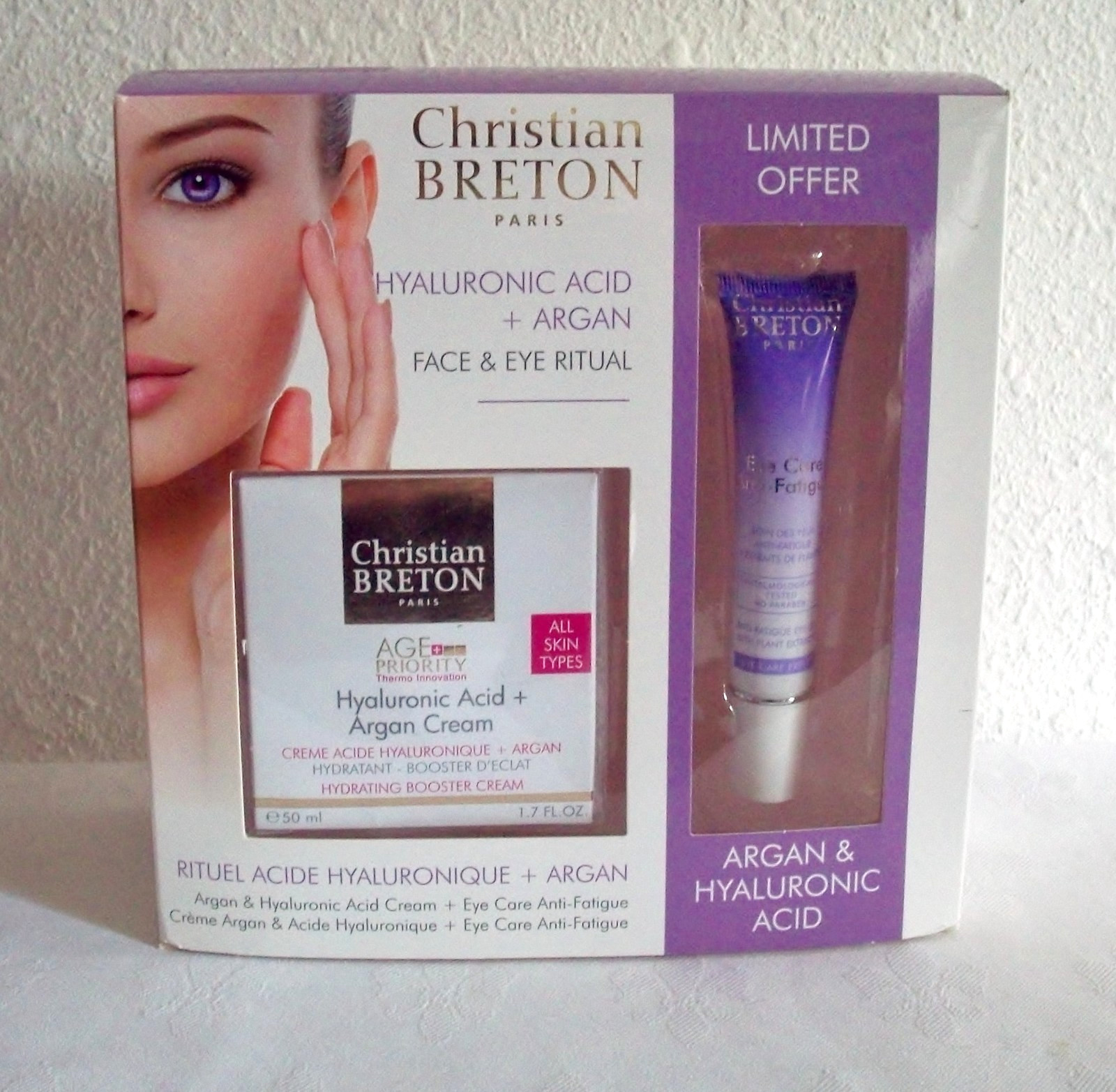 Christian Breton Hyaluronic Serum Elixir & Advance Hi-Tech Eye Serum Anti-Aging