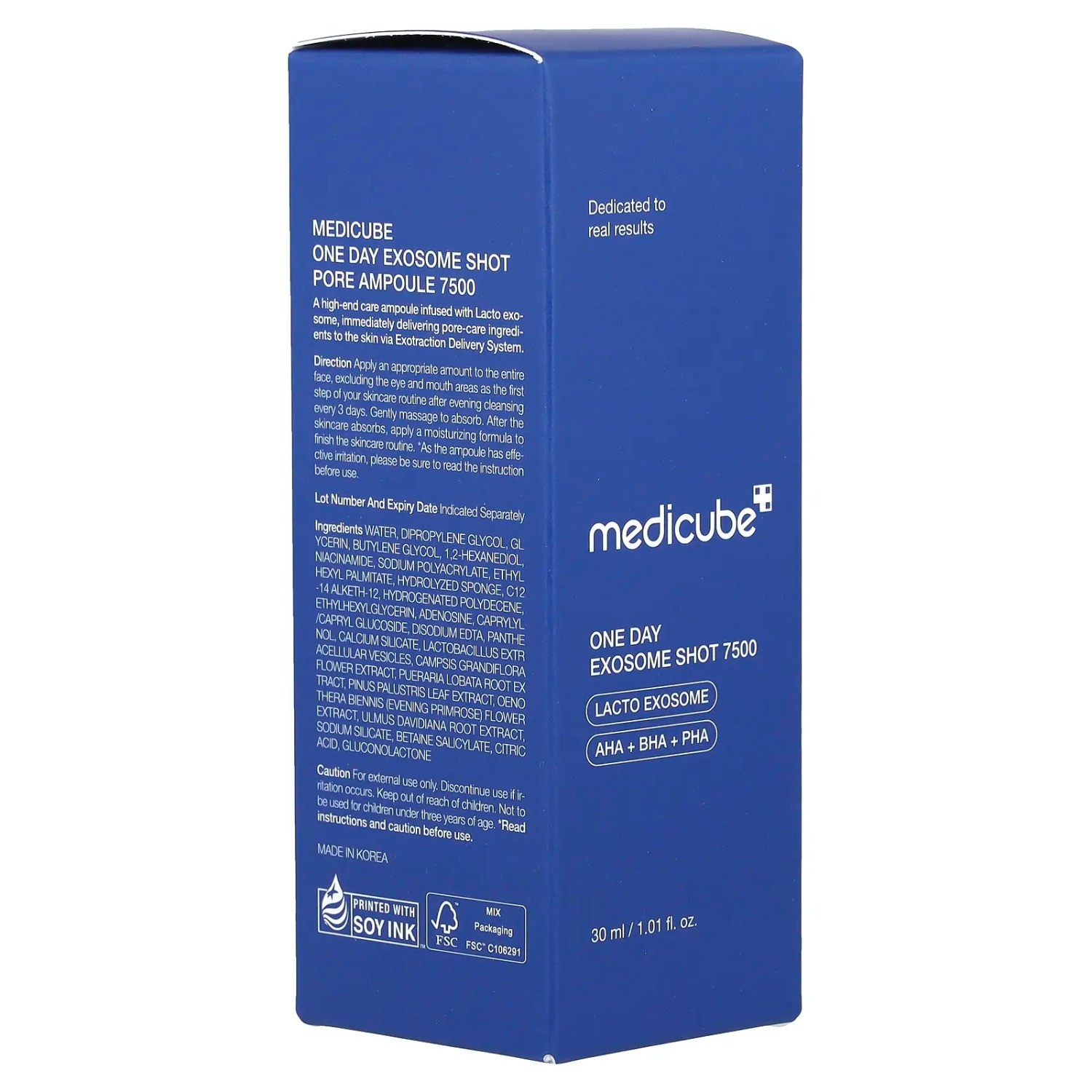 Medicube One Day Exosome Shot 7500-Advanced Skin Repair Serum, 1.01 fl oz (30ml)