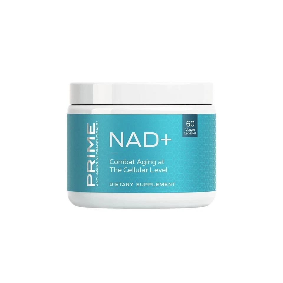 Prime NAD+ Supplement – Cellular Energy & Anti-Aging | 60 Capsules, 02/28