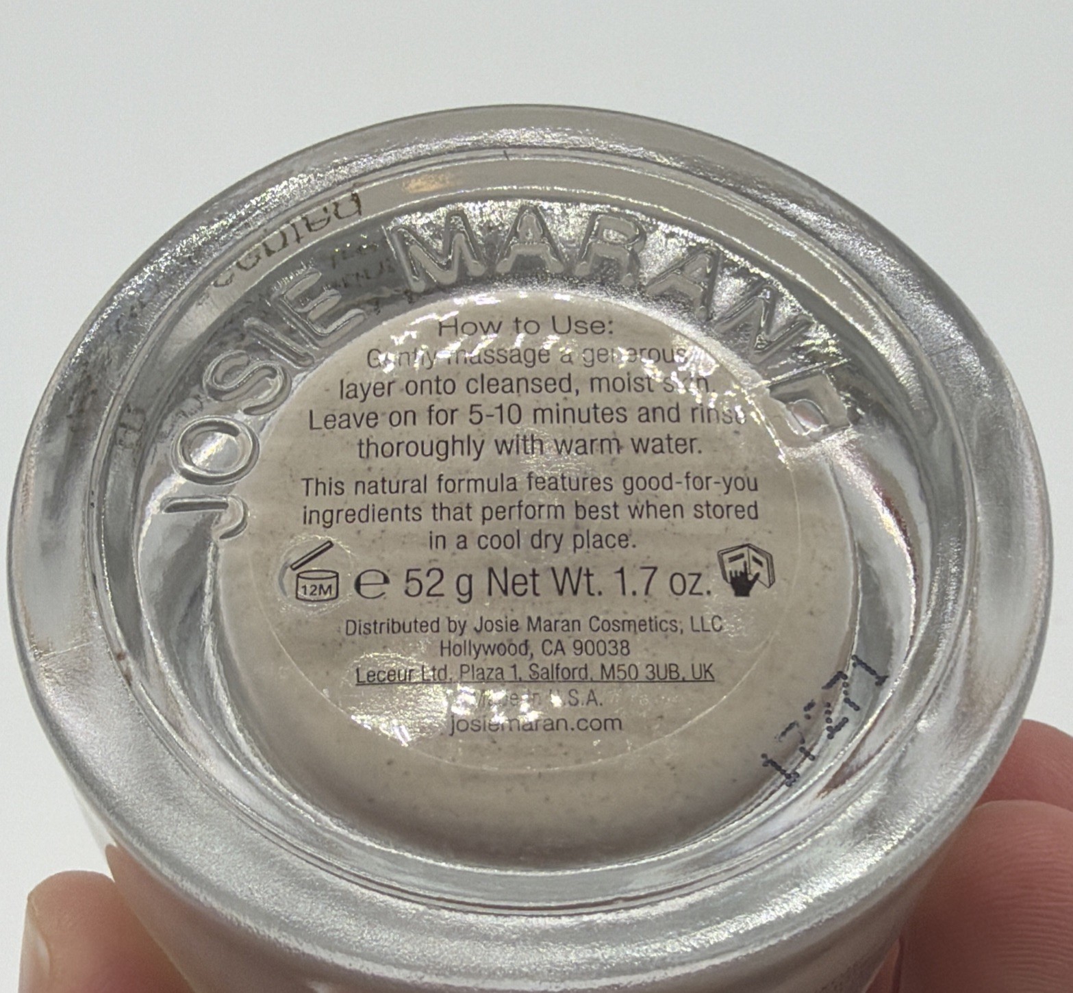 Josie Maran Whipped Mud Mask Argan Hydrating and Detoxifying Treatment (1.7 oz.)