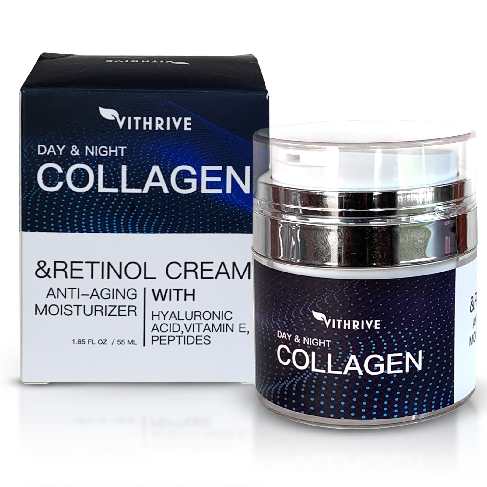 Retinol Face Moisturizer Cream, Rapid Wrinkle Repair, Anti-Wrinkle Day & Night