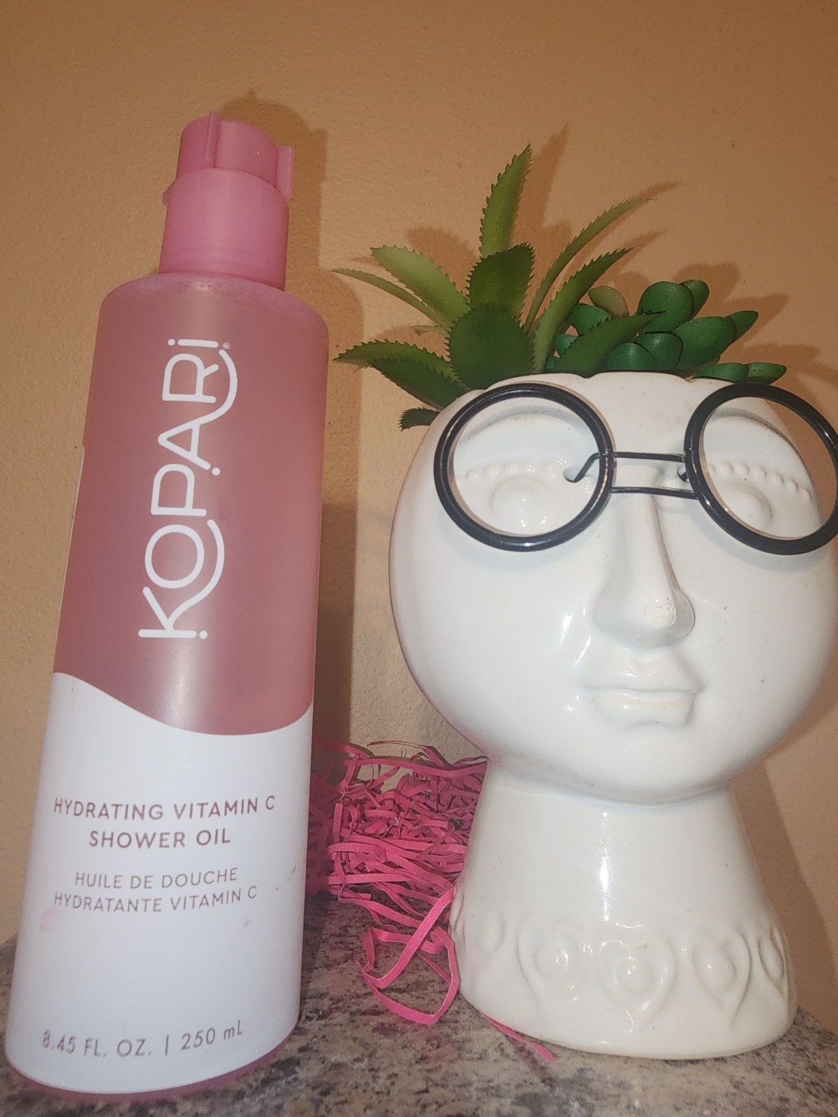 Kopari Hydrating Vitamin C Shower Oil Pink 8.45 Oz