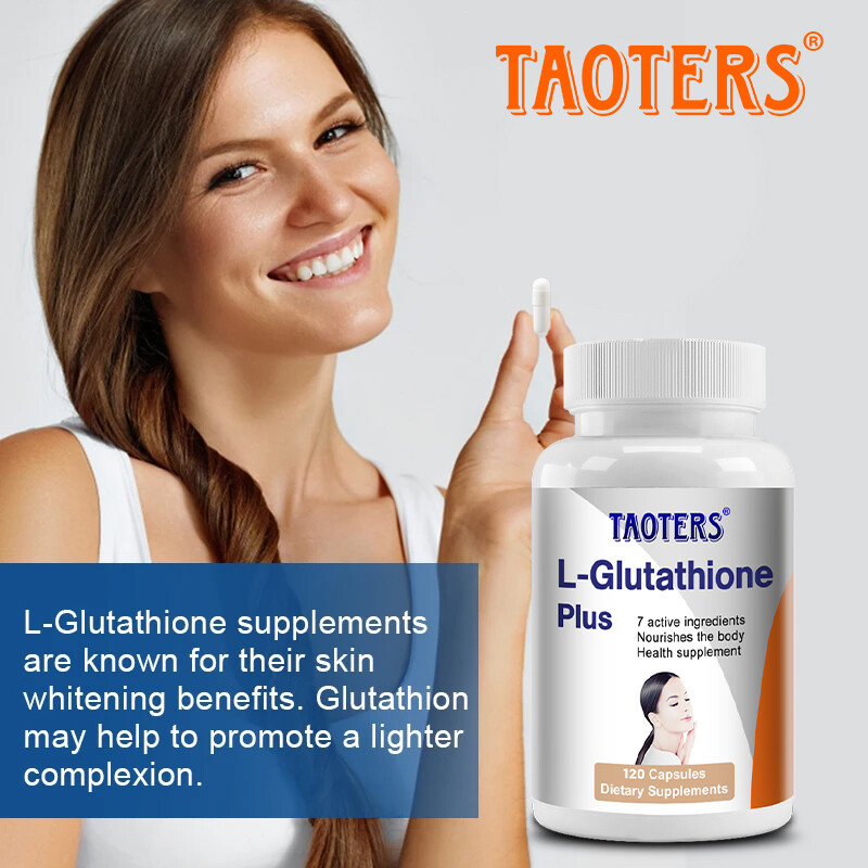L-Glutathione-Healthy Bones, Teeth, Gums and Vitamin C-120 Capsules