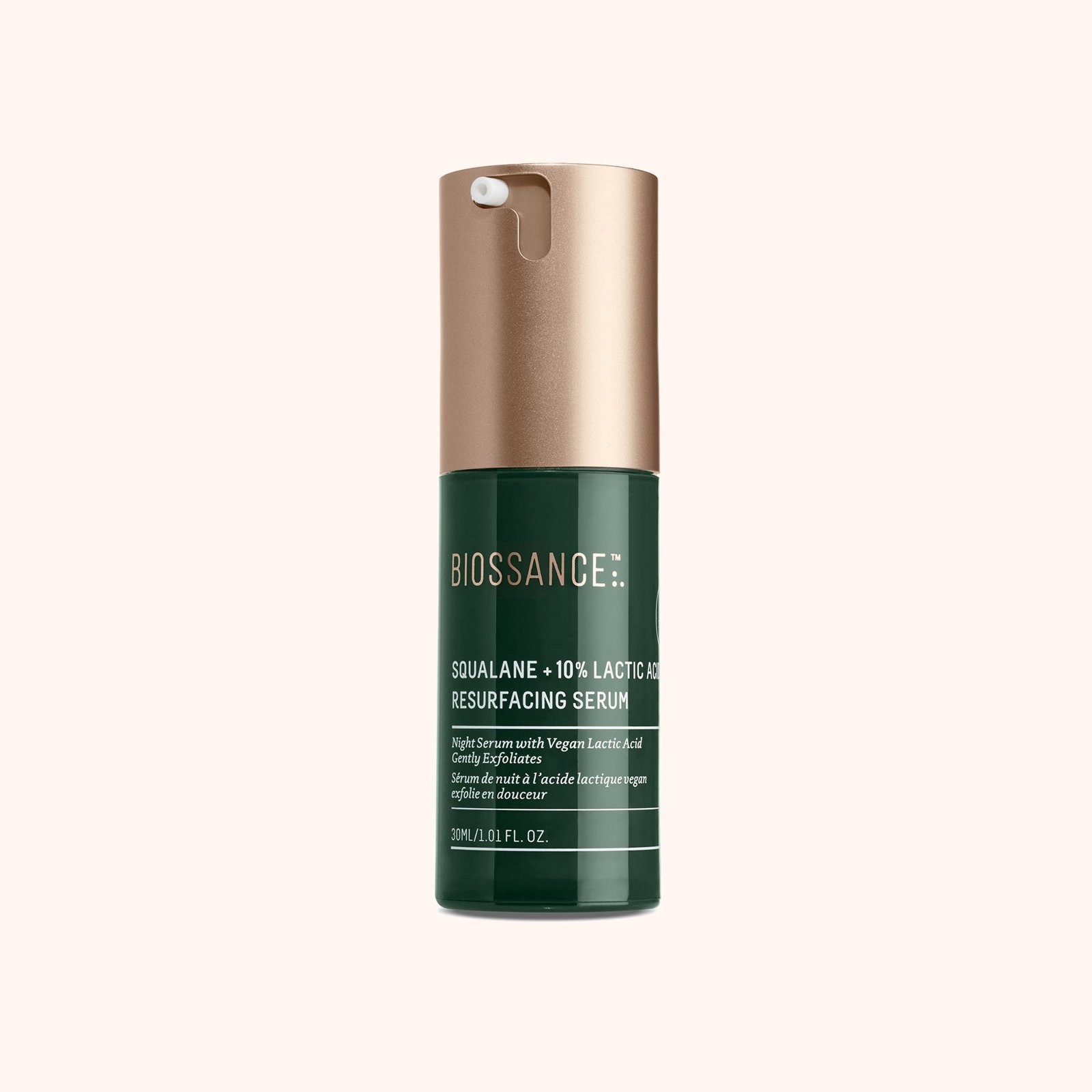Squalane + 10% Lactic Acid Resurfacing Serum – Size: 30mL/1oz