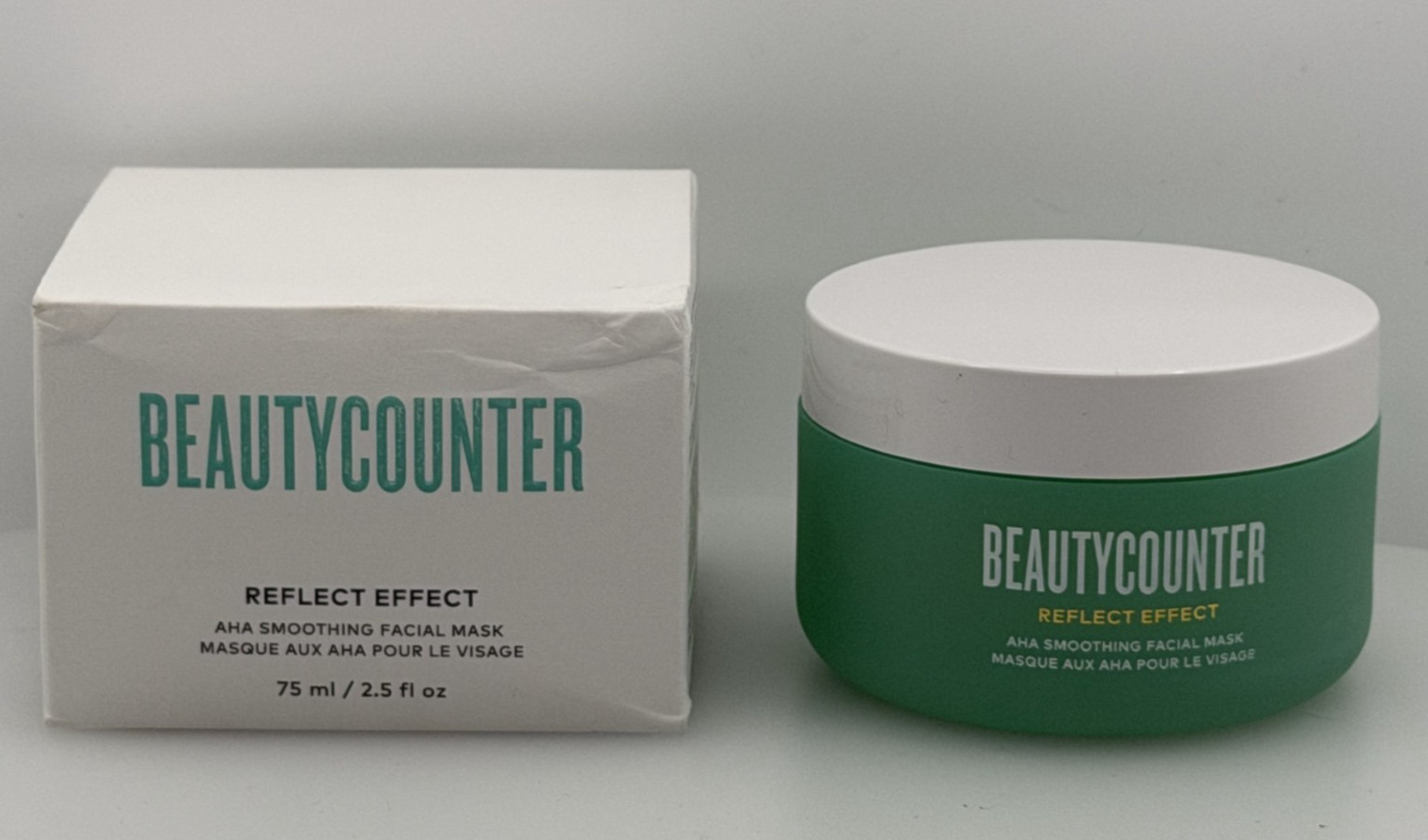 Beautycounter Reflect Effect AHA Smoothing Facial Mask – 2.5 oz / 75mL NEW Large