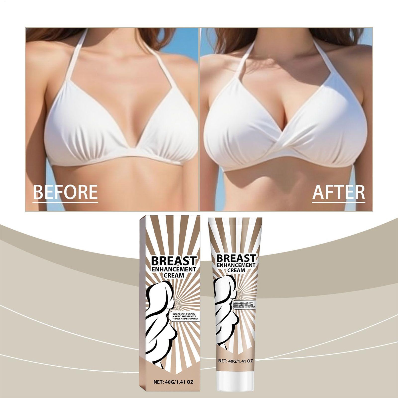 Breast Enhancer Cream 40g Bust Tightening Lotion Breast Cream for Women