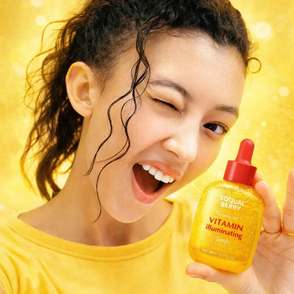 EQQUALBERRY Vitamin C Brightening Serum Niacinamide Hyaluronic Korean Skin