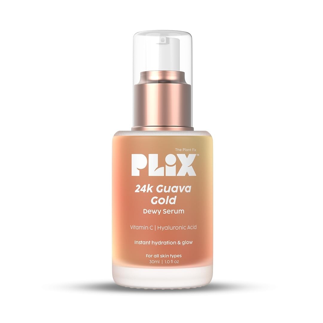 The Plant Fix Plix 24K Guava Gold Serum | Vitamin C & Hyaluronic Acid 30 ml