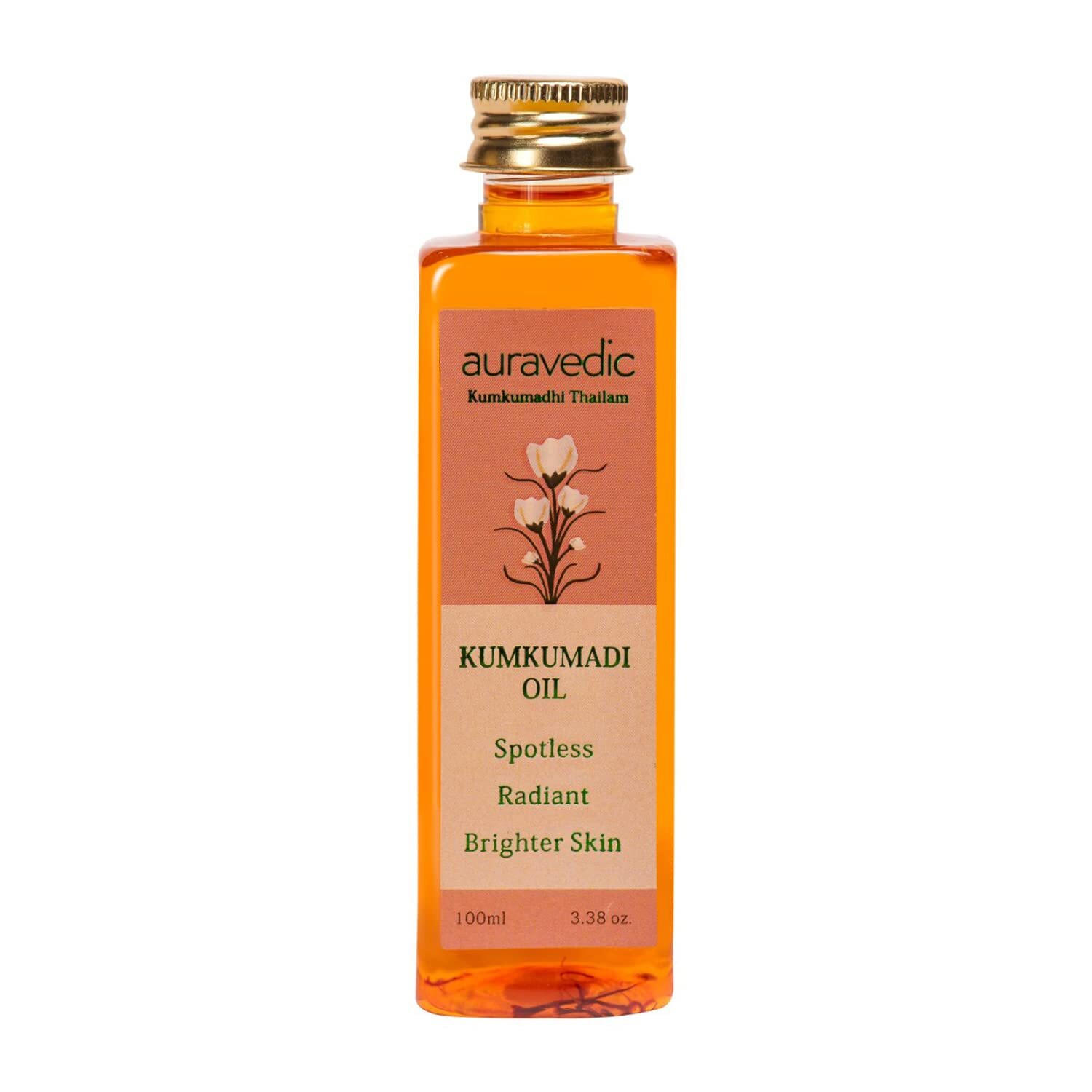 Auravedic Kumkumadi Tailam Face Oil For Glowing Skin 100ml