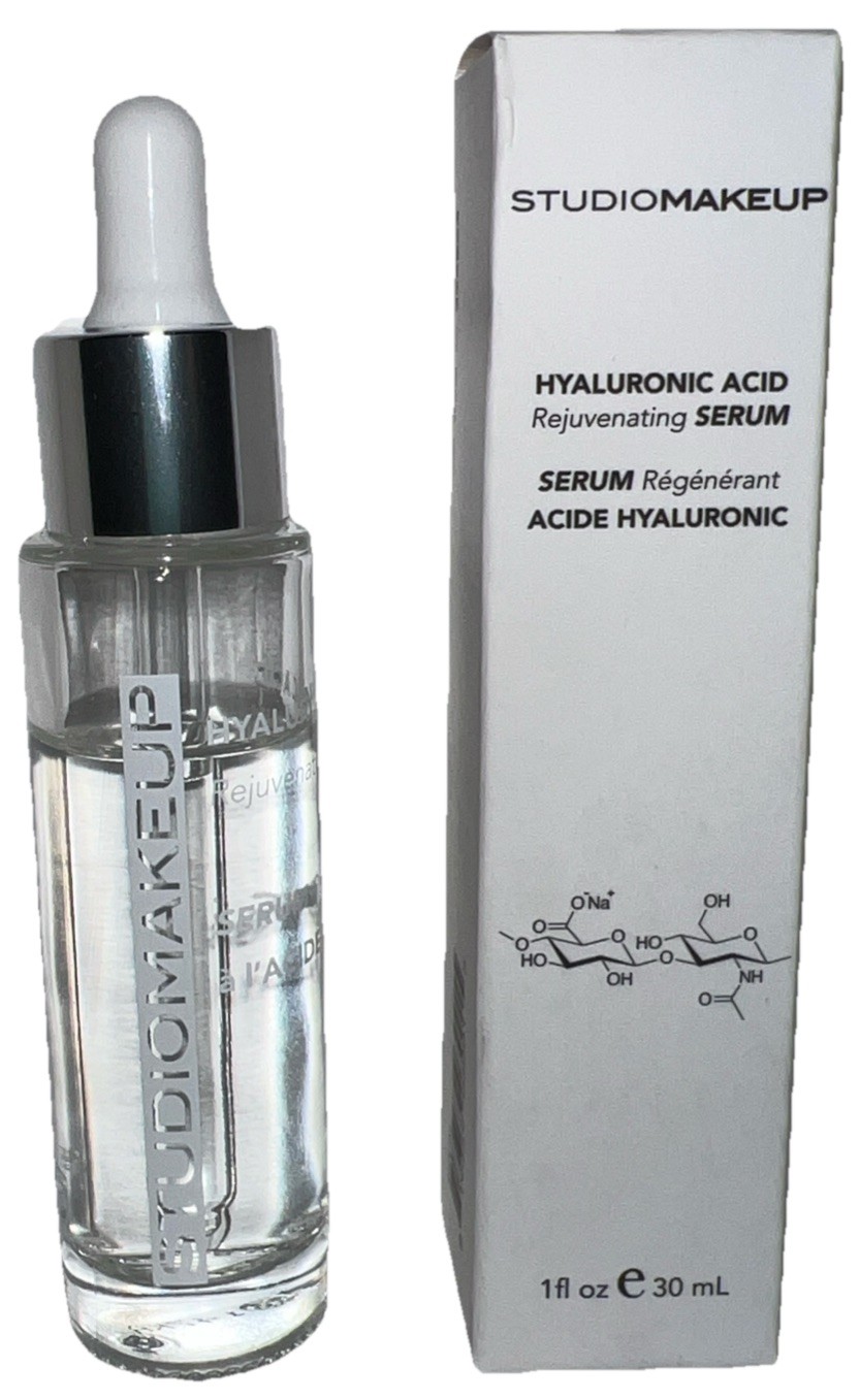 StudioMakeup Hyaluronic Acid Rejuvenating Face Serum (1 Fl Oz) (NEW/See Photos)