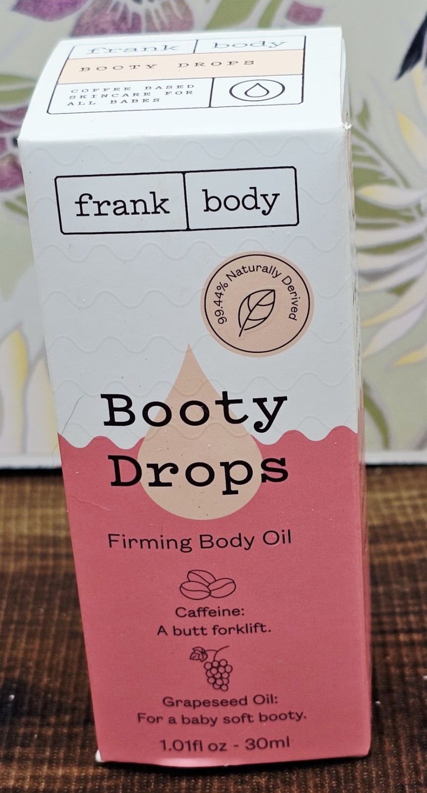 FRANK BODY Booty Drops Firming Body Oil 1 Oz / 30 ML FULL Size NIB