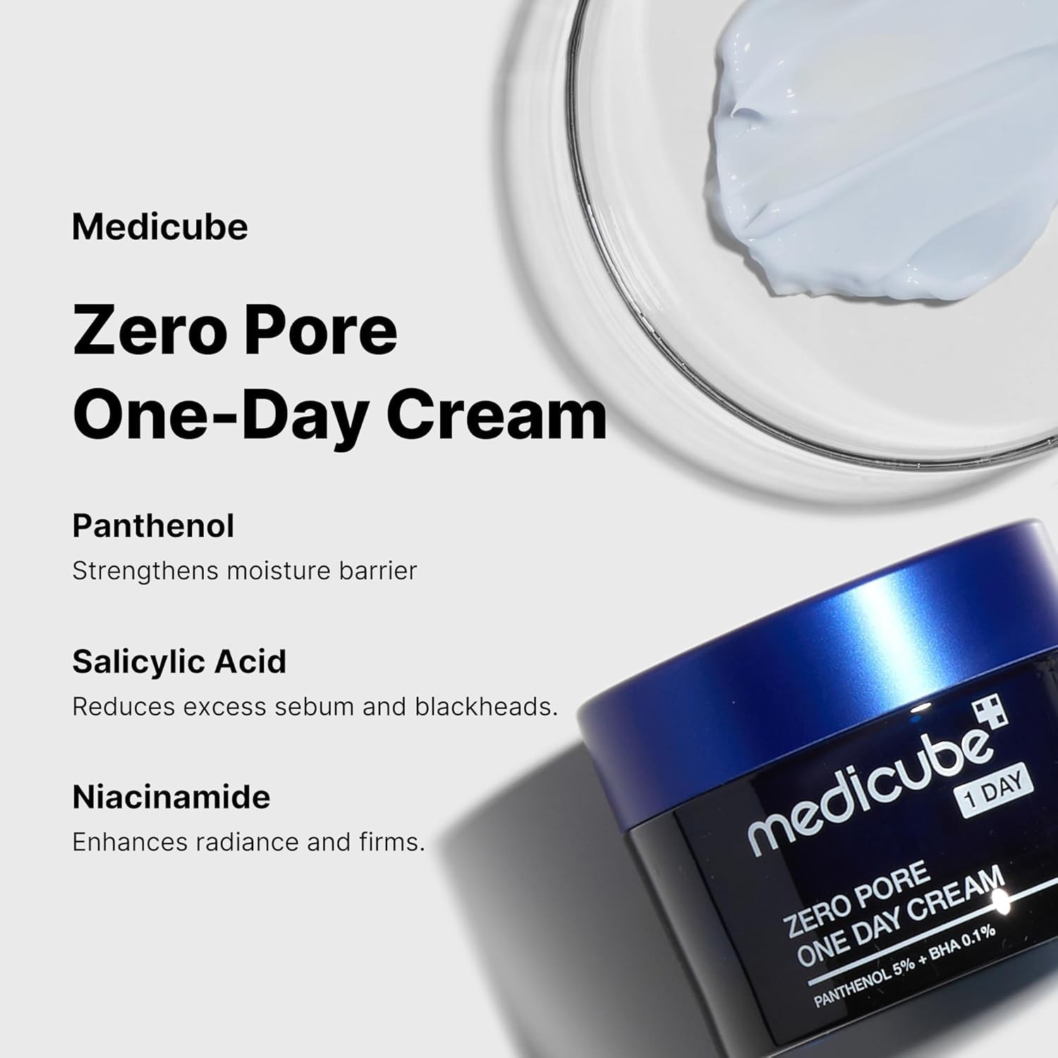 Zero Pore One-Day Cream 1.69 fl.oz – Visibly Smaller Pores, Controls Excess O…