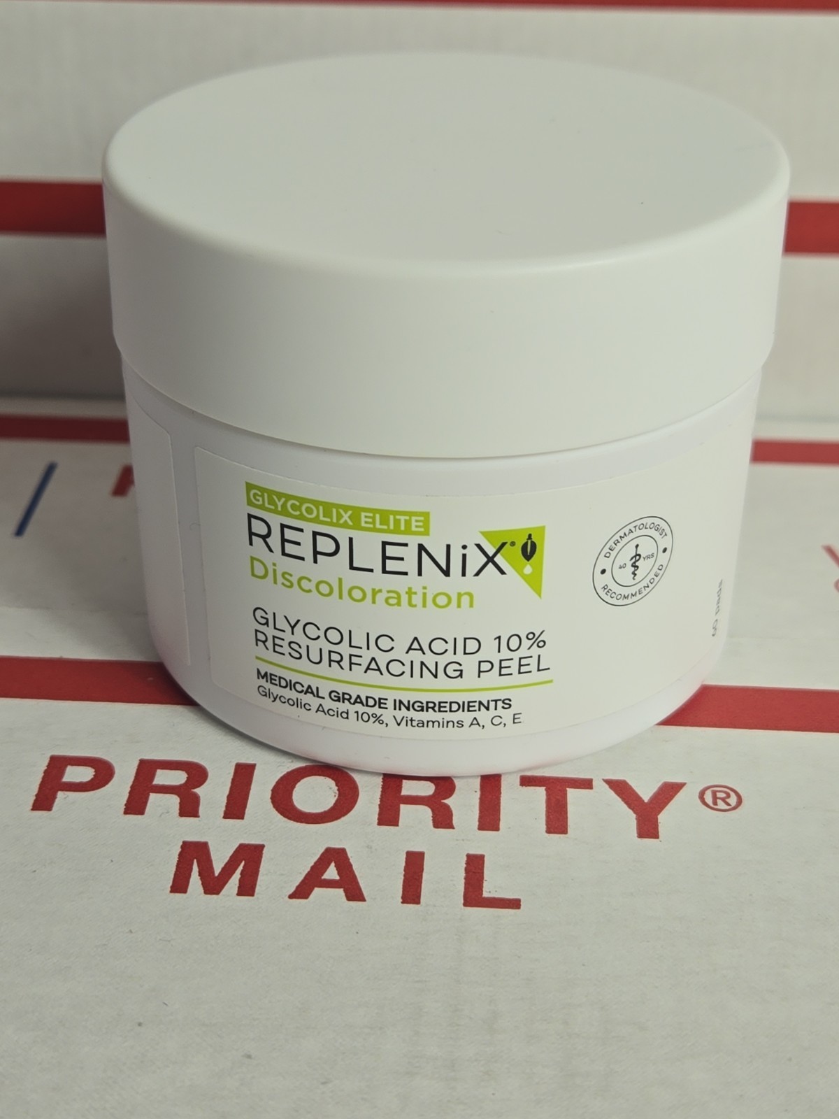 Replenix Glycolix Elite Glycolic Acid 10% Resurfacing Peel 60 Pads NEW
