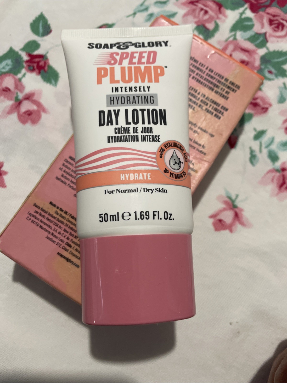 Soap&Glory Speed Plump Intensely Hydrating Day Lotion 1.69oz Retired NEW DAM BOX