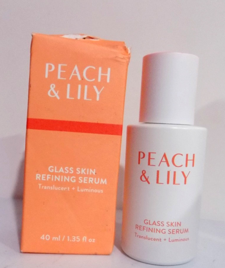 NEW!~Peach & Lily Glass Skin Refining Serum 1.35 OZ / 40 ML *DAMAGED BOX*