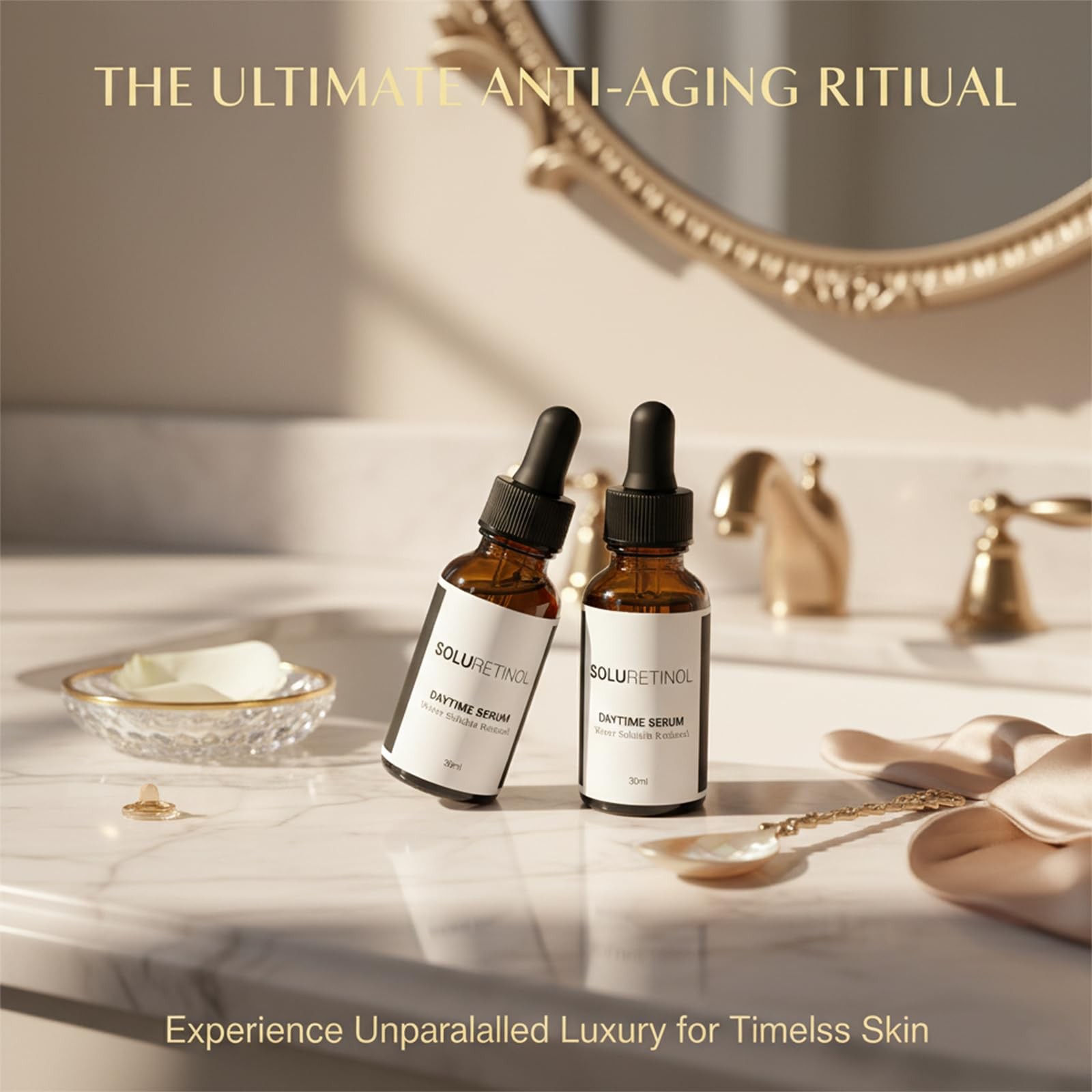 «Advanced Wrinkle Serum for Day and Night Skin Renewal Treatment»
