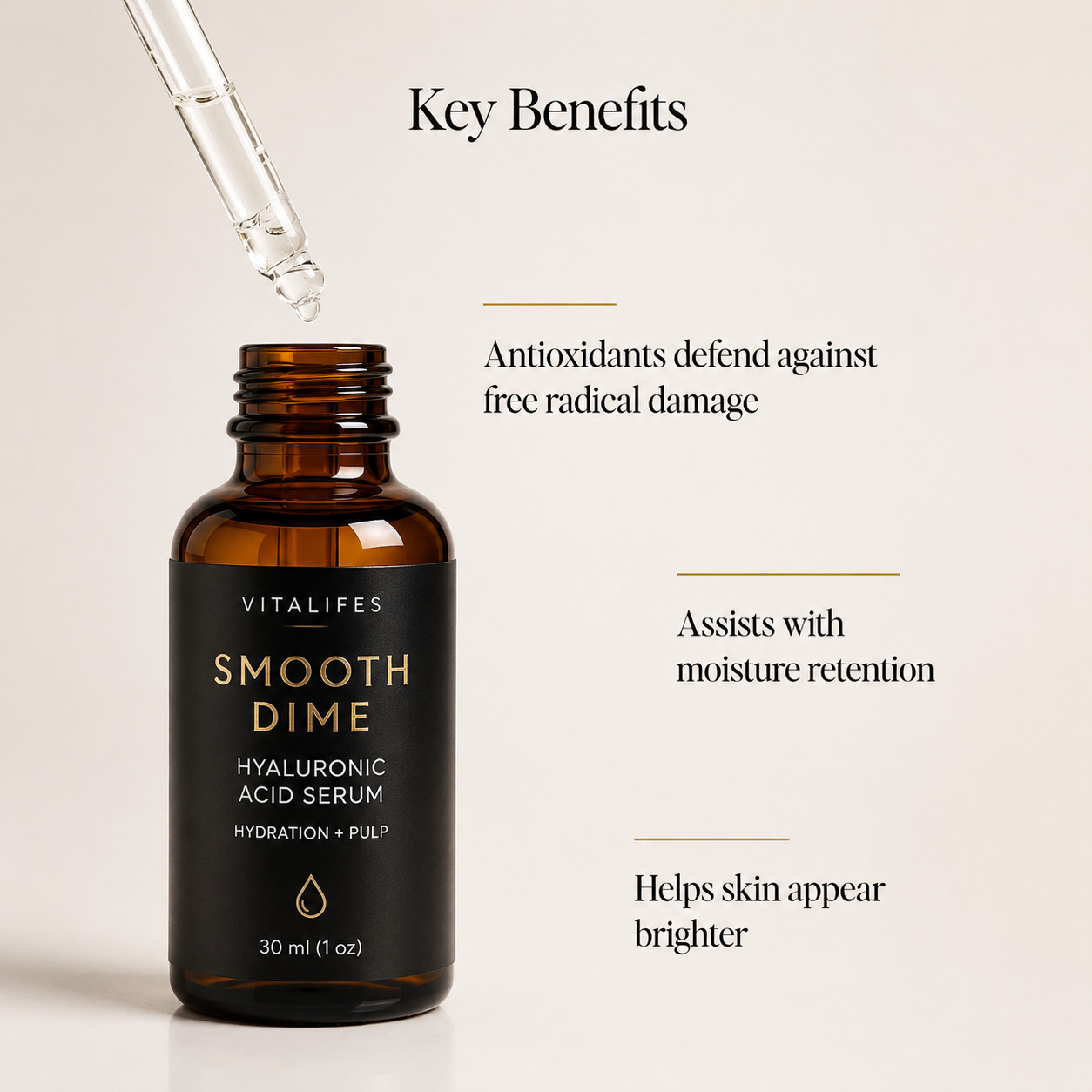 Smooth DIME Skin Protect Serum for Women Gentle Facial Skin Care 30ml