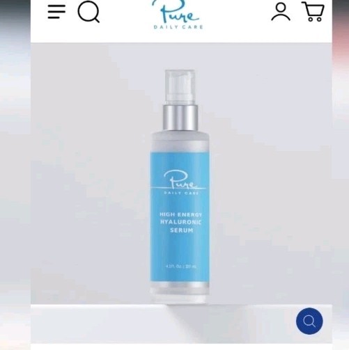 Pure Daily High Energy Hyaluronic Acid Serum (4oz) – Hydrating Clinical Grade