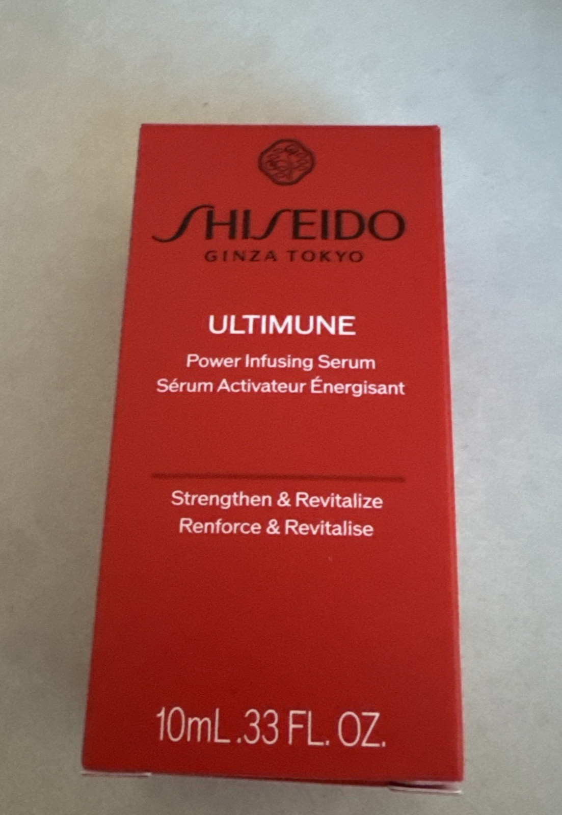 Shiseido Ultimune Power Infusing Serum New & Boxed Travel Size 10 ml / .33 fl oz