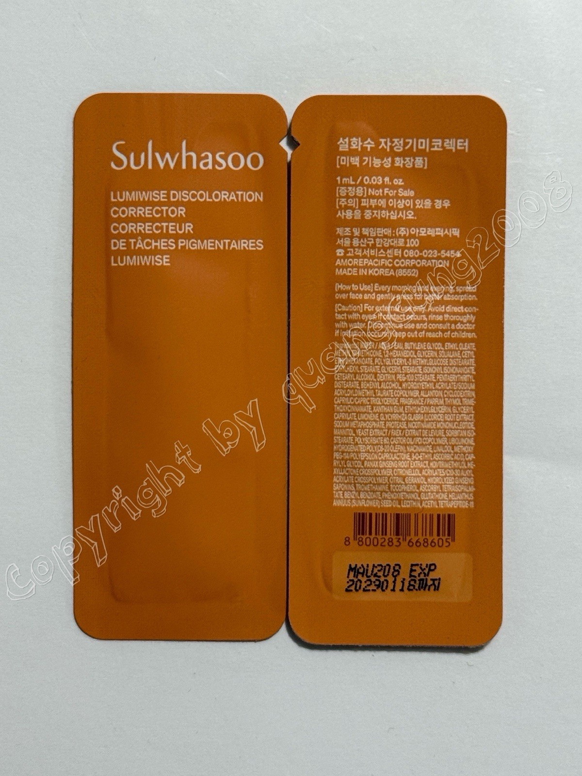 Sulwhasoo Lumiwise Discoloration Corrector 1ml x 30pcs