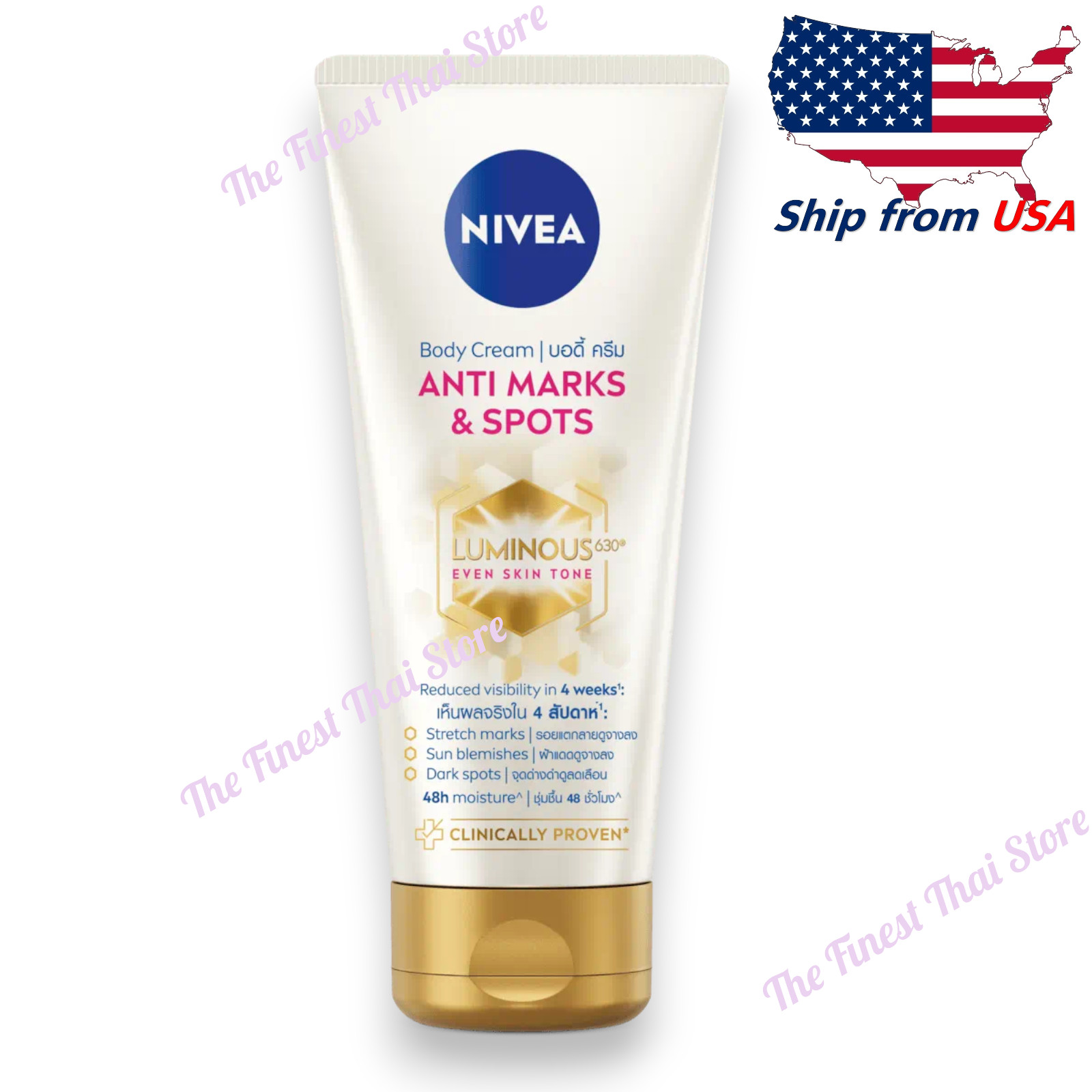 Nivea Luminous 630 Body Cream Anti Marks Spots 200 ml