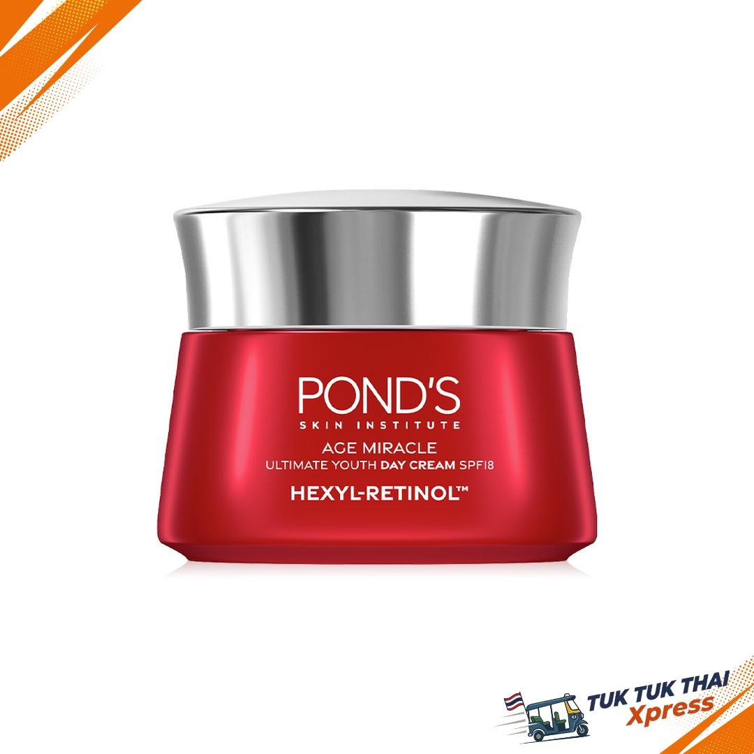 Ponds Age Miracle Ultimate Youth Hexyl-Retinol Day Cream SPF18 45g | Thai Import
