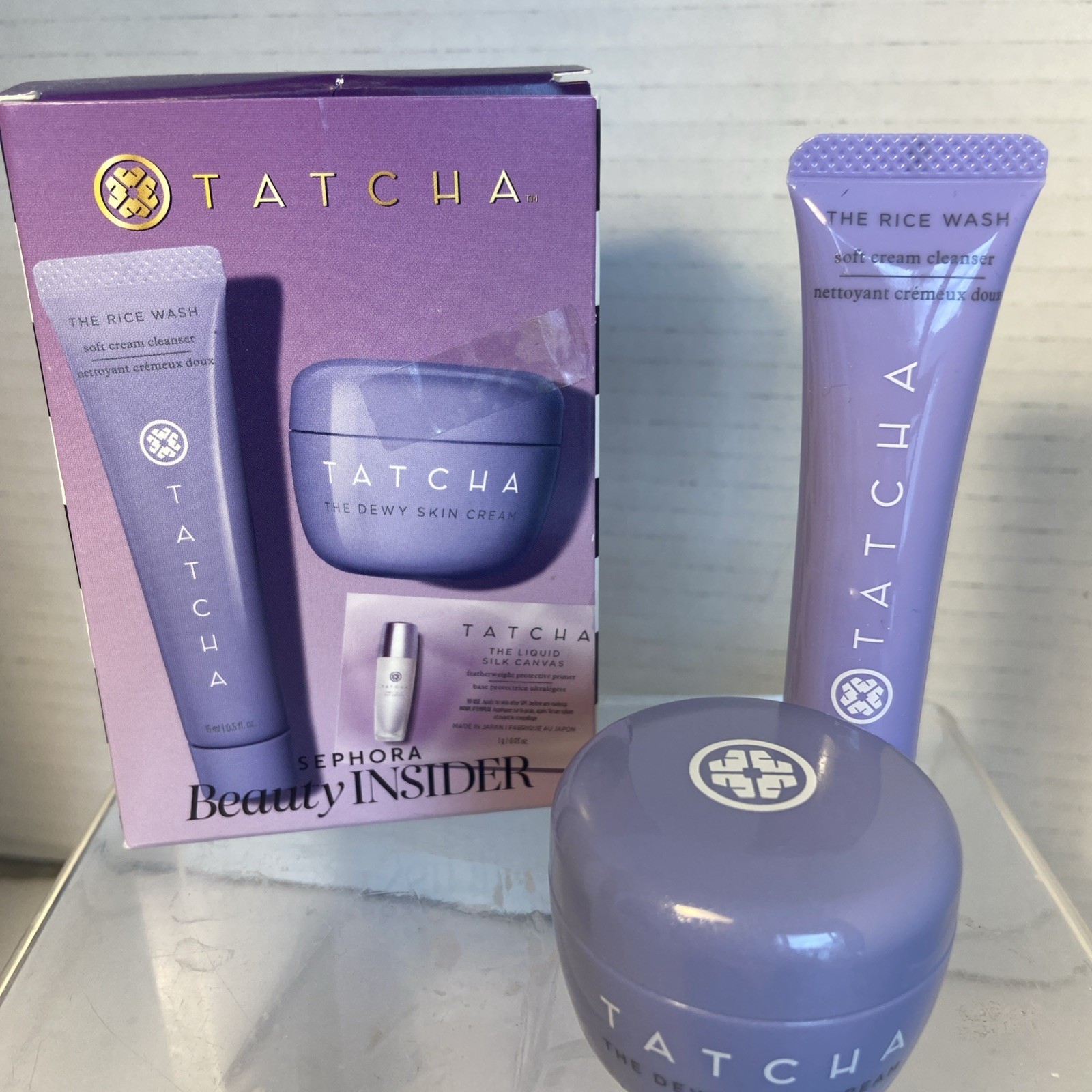 New Sephora Beauty Insider TATCHA Birthday Gift – Rice Wash, Skin Cream