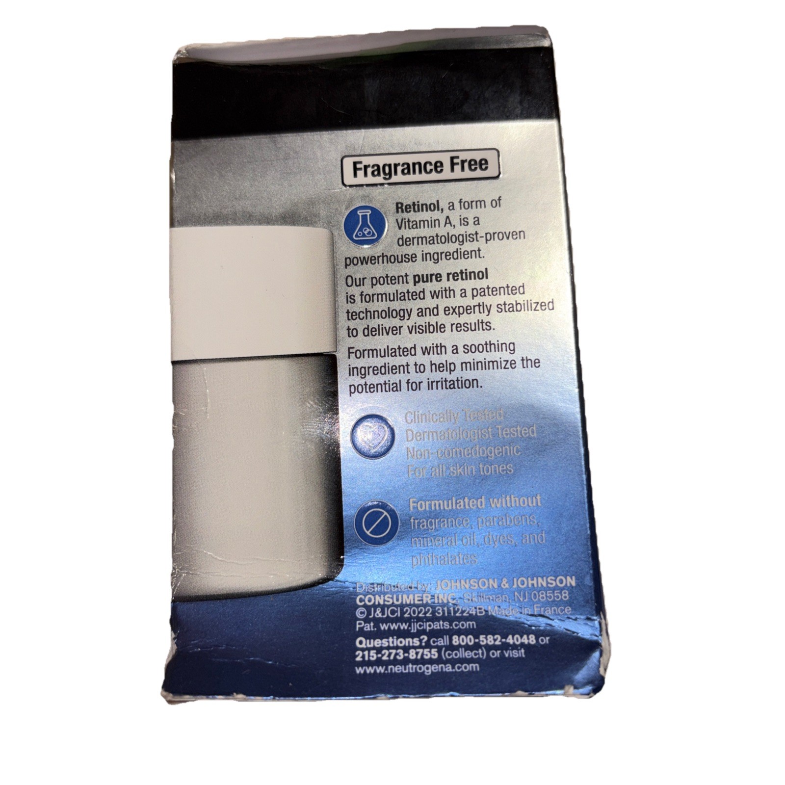 Neutrogena Rapid Wrinkle Repair Retinol PRO+ Night Cream Fragrance-Free 1.7oz.