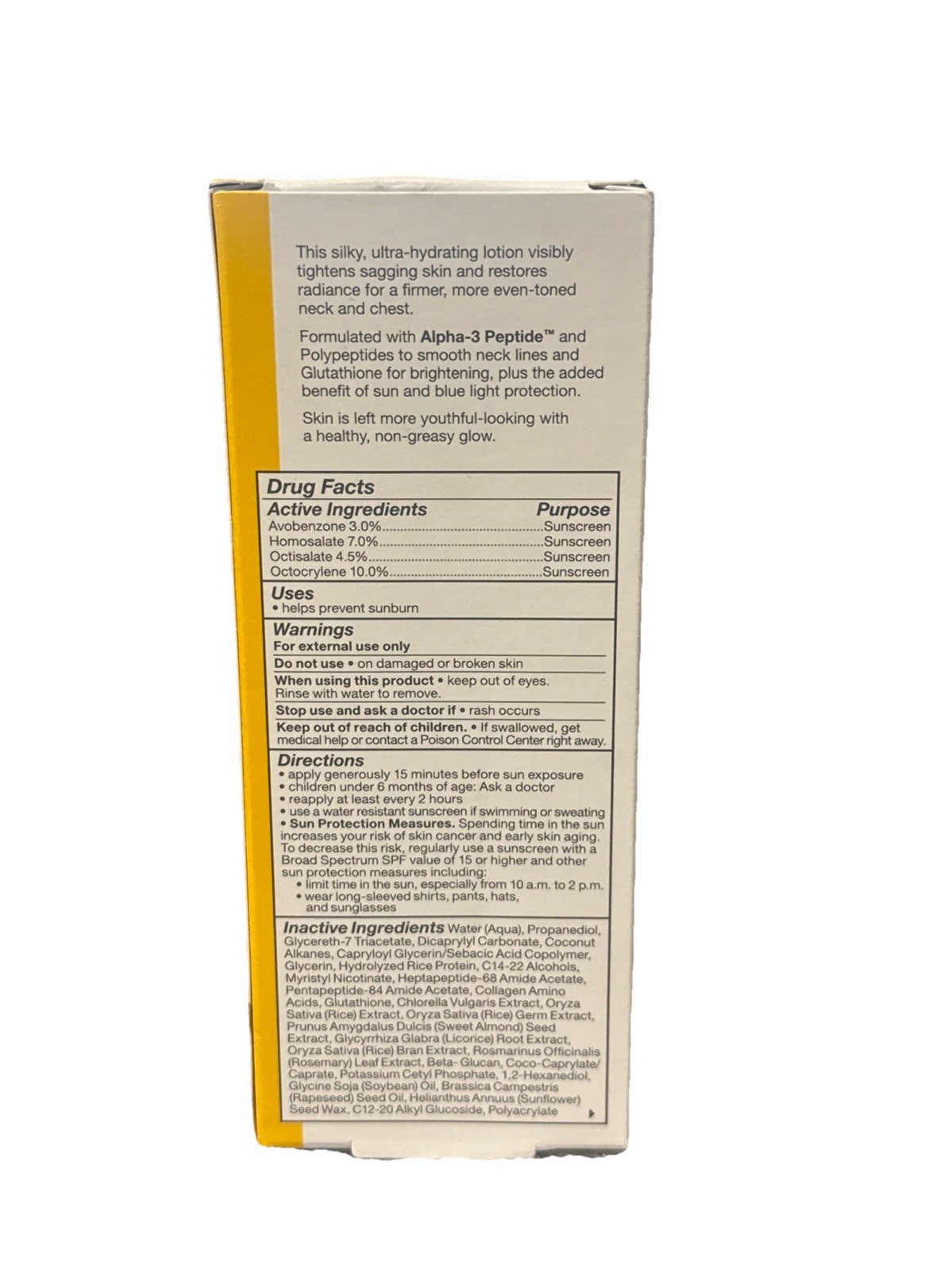 TL Advanced Tightening Neck & Chest Lotion Broad Spectrum SPF 35 Sunscreen 12/27