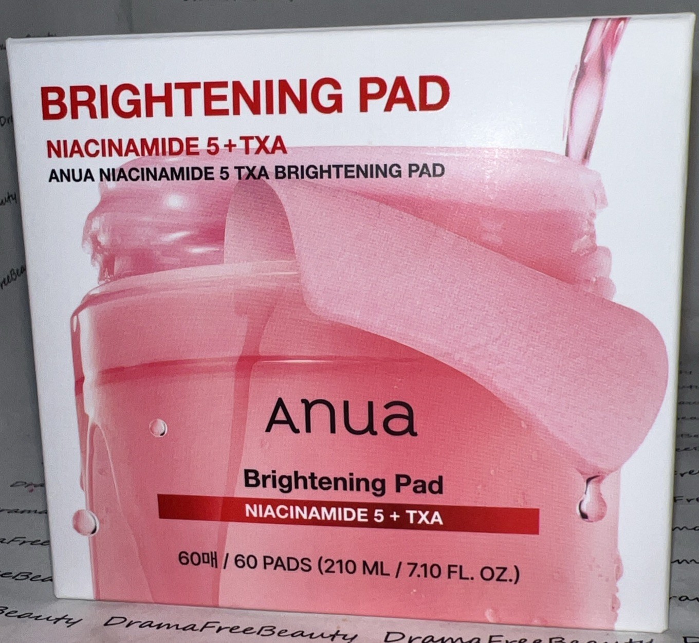 New Anua Niacinamide 5 + TXA Brightening Face Pad – 60 Pads Sealed, BNIB