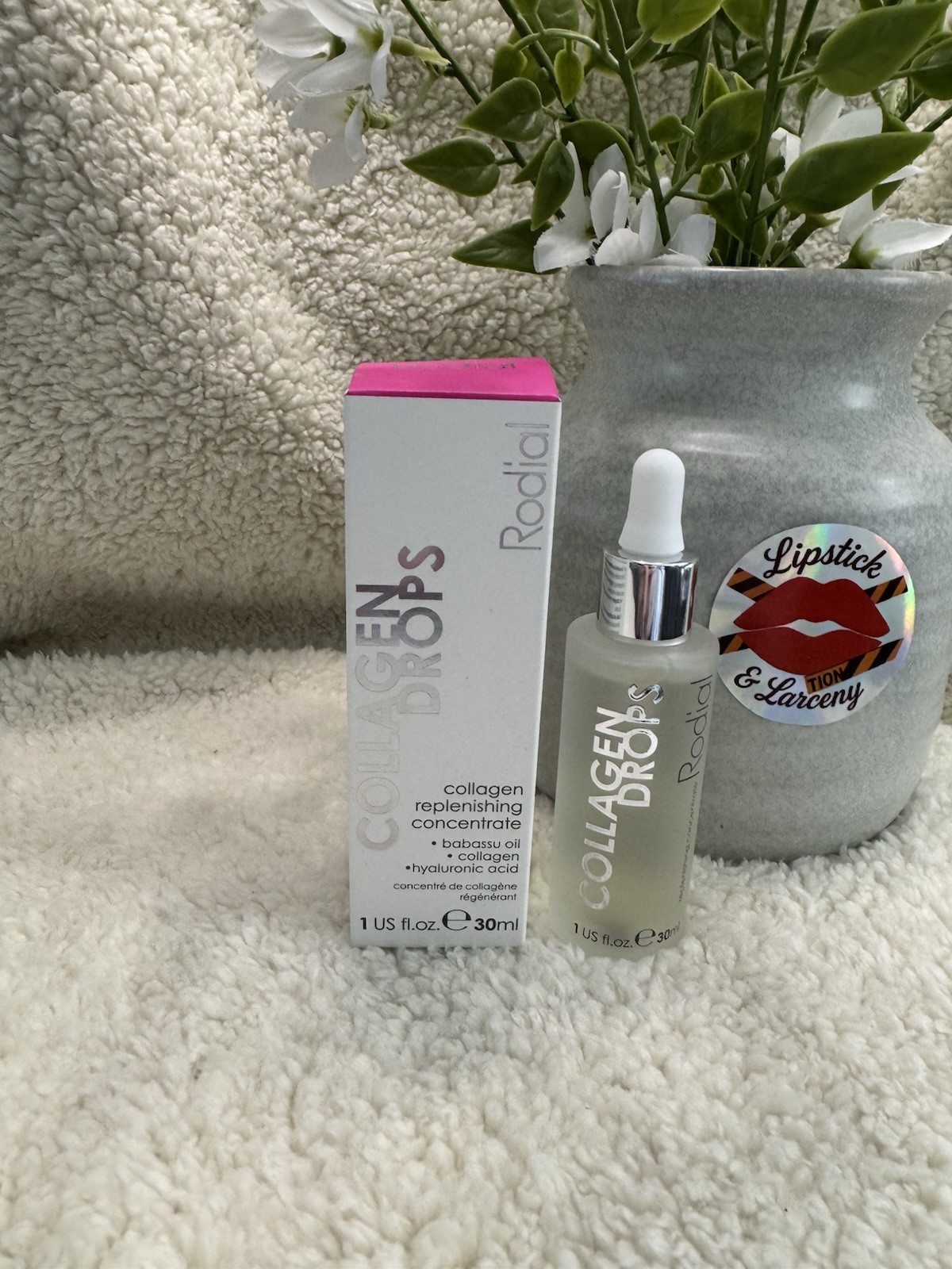 Rodial Collagen Drops Replenishing Concentrate Babassu Oil Hyaluronic Acid 30ml