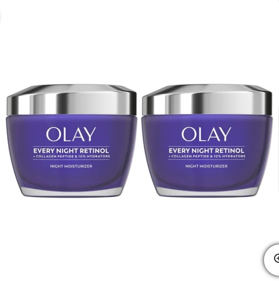 Olay Every Night Retinol, 1.7 oz, 2-pack