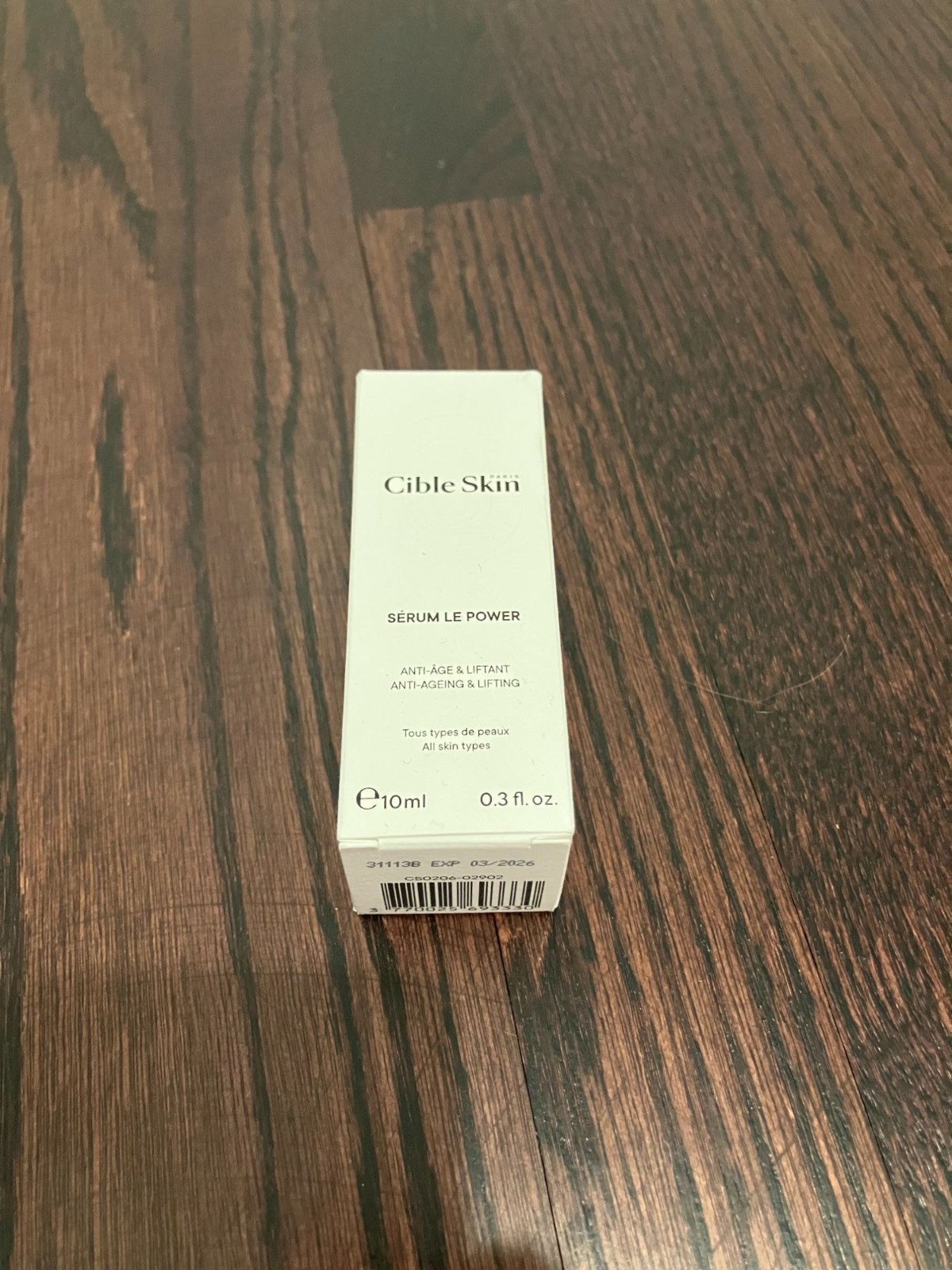 Cible Skin-Serum Power Anti-Ageing & Lifting, 0.3 fl. oz, Brand New in Box