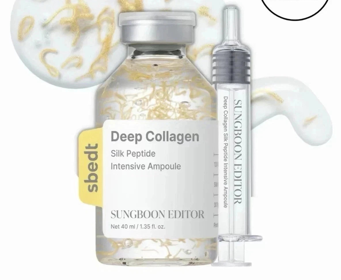 (2 Packs) SUNGBOON EDITOR Deep Collagen Silk Peptide Intensive Ampoule (30ml)New