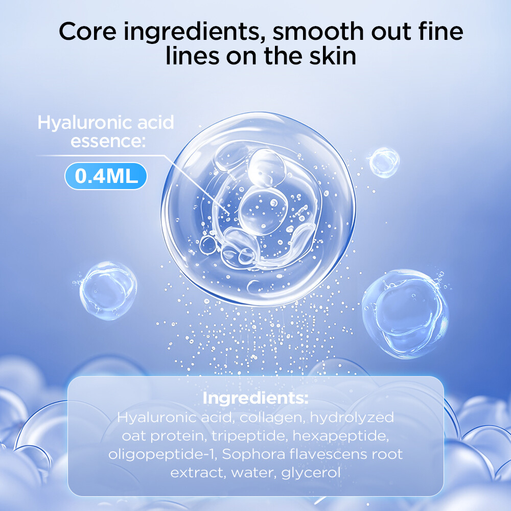 Hyaluronic Acid Micro-needle Eye Patch Anti-aging Wrinkle Fine Line Removal Mask