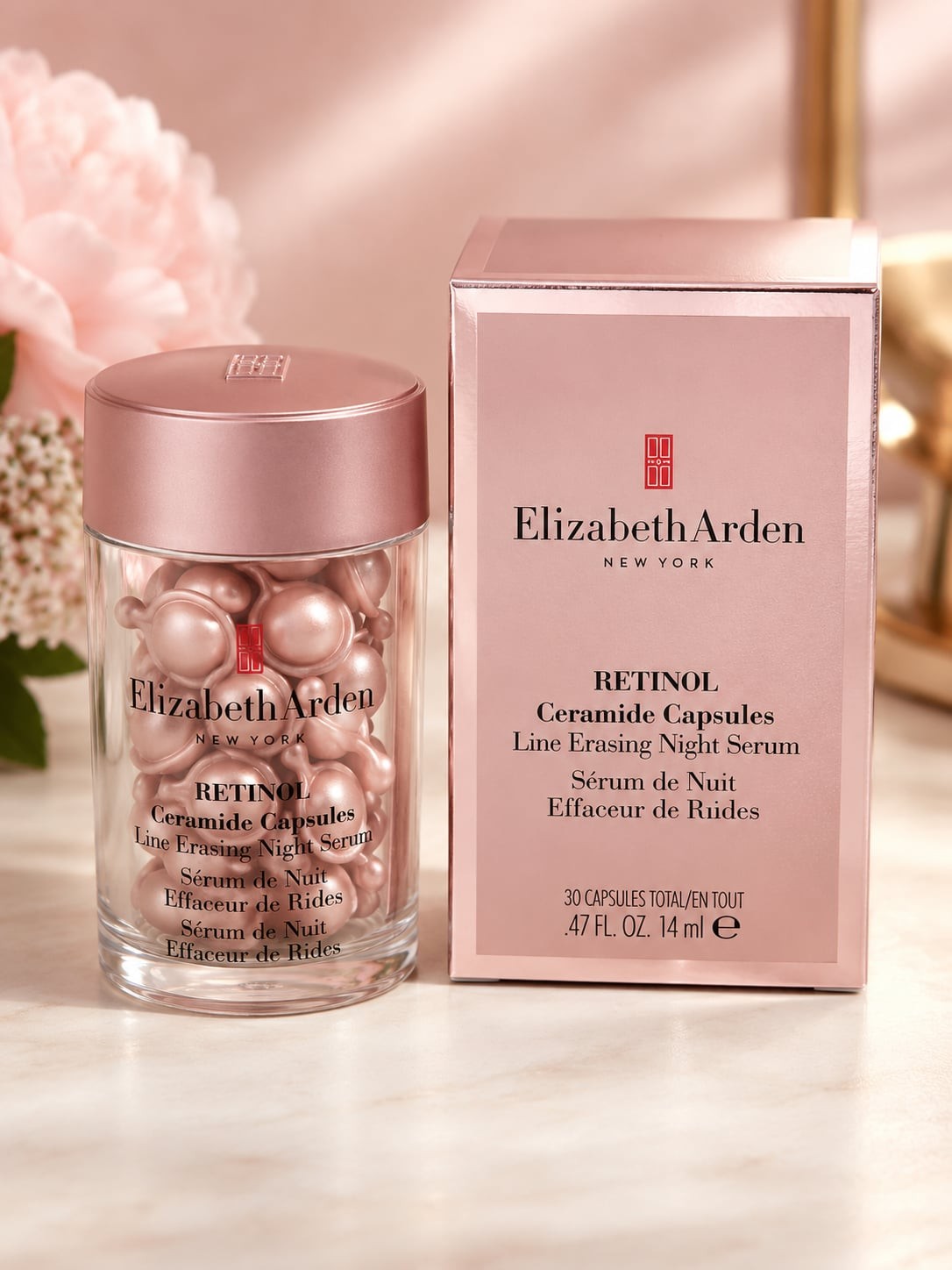 Elizabeth Arden Retinol Ceramide Capsules Line Erasing Night Serum 30 Capsules