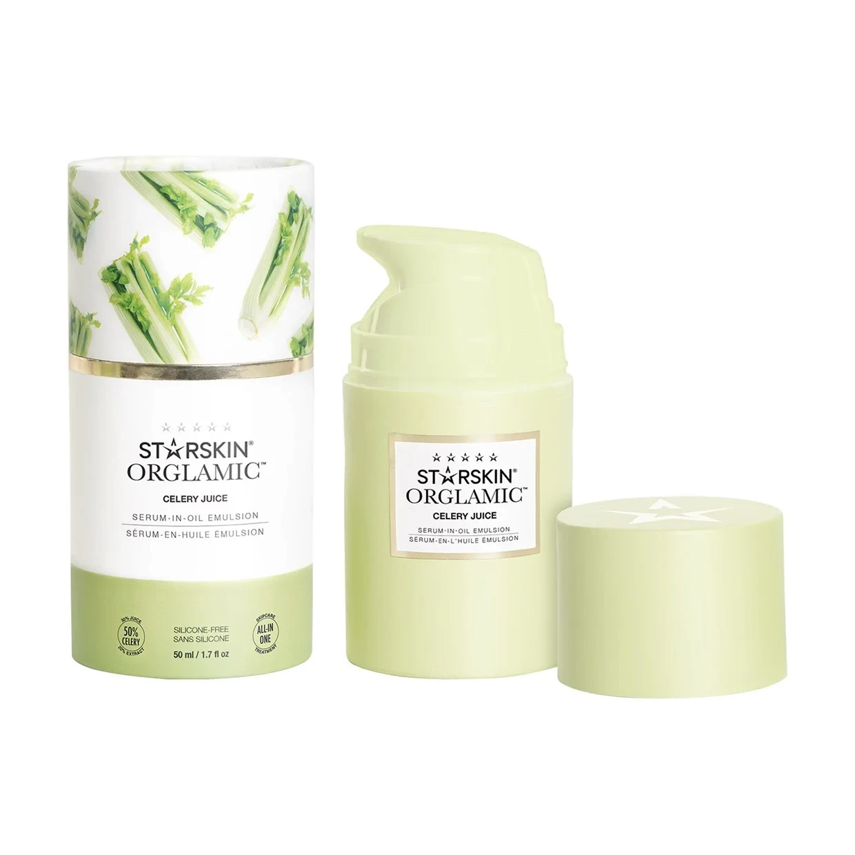 STARSKIN Orglamic Celery Juice Serum-In-Oil Emulsion 50ml / 1.7 Fl. oz