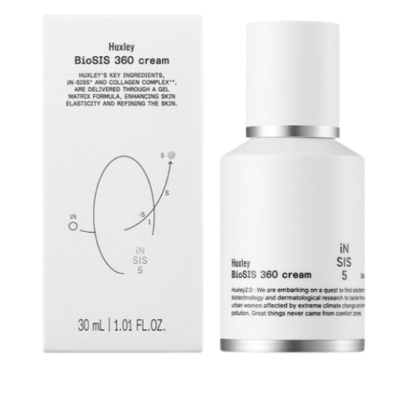 HUXLEY BioSIS 360 Cream 30ml Vegan Bio-Antiaging Korea Beauty