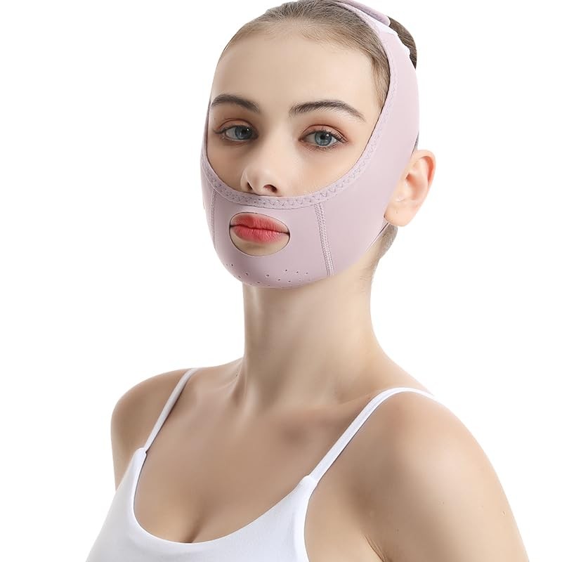 V Line Lifting Mask, Anti Aging Facial Mask for Firming and Contouring V Shap…