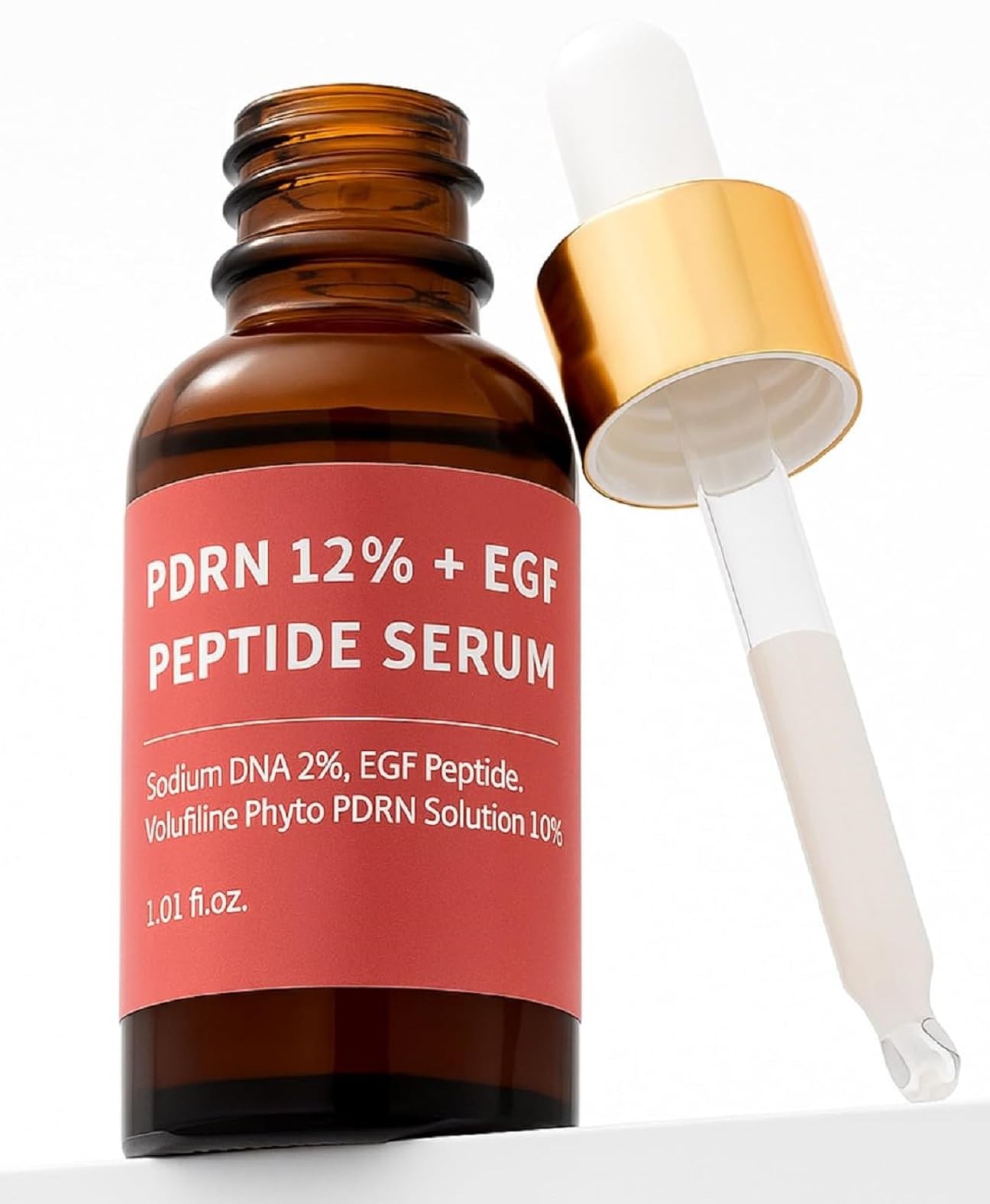 PDRN 120,000 ppm EGF Peptide Microneedling Serum w/Volufiline, Salmon DNA & P…