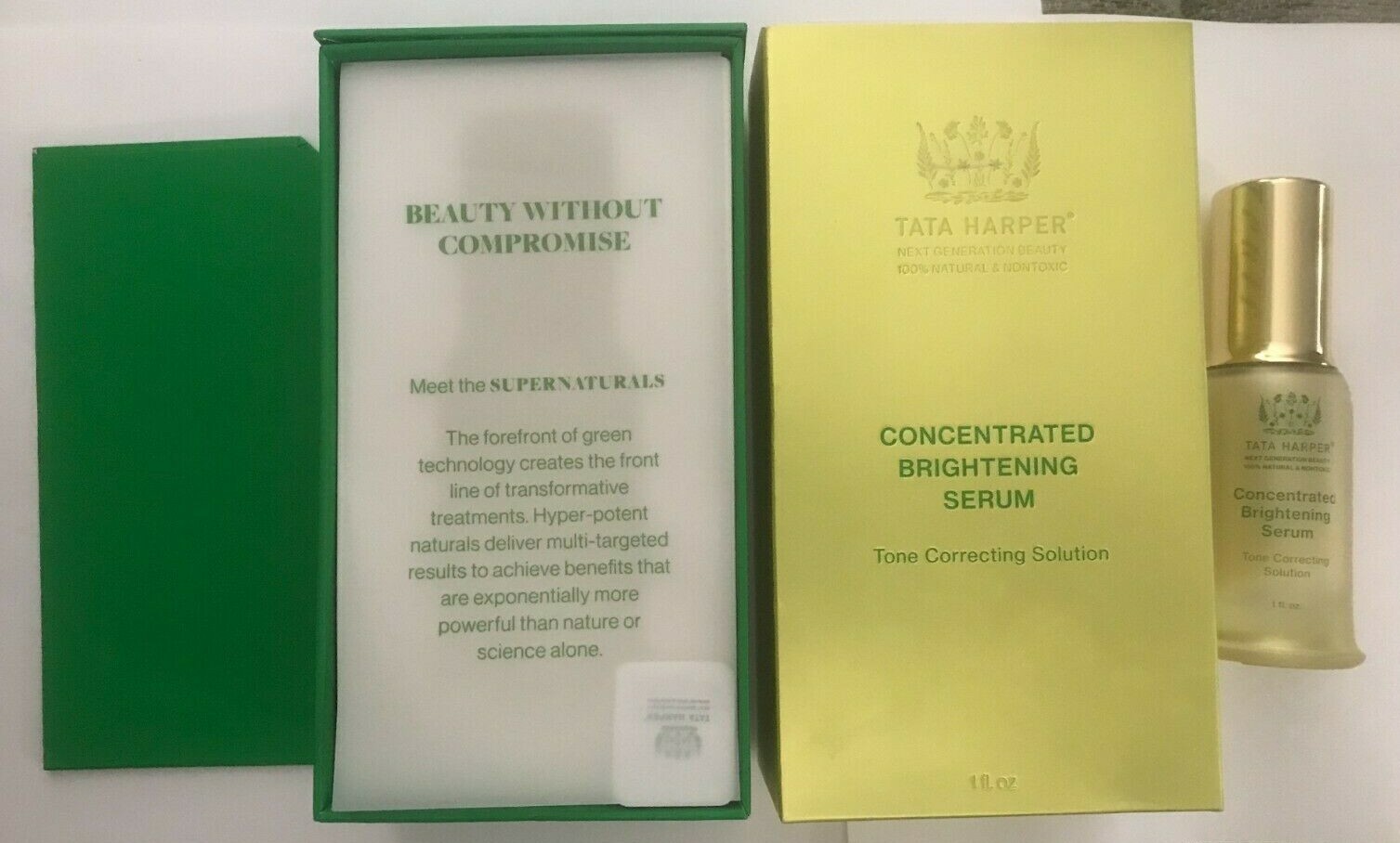 TATA HARPER CONCENTRATED BRIGHTENING SERUM TONE CORRECTING SOLUTION 1oz NIB