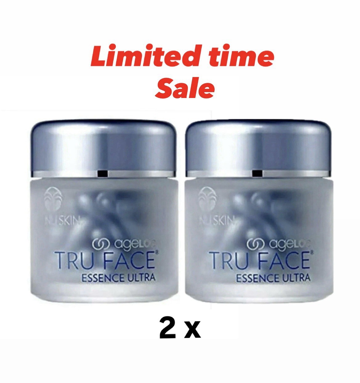2 X Nu Skin NuSkin ageLOC Tru Face Essence Ultra 60 Capsules Exp. 12/27